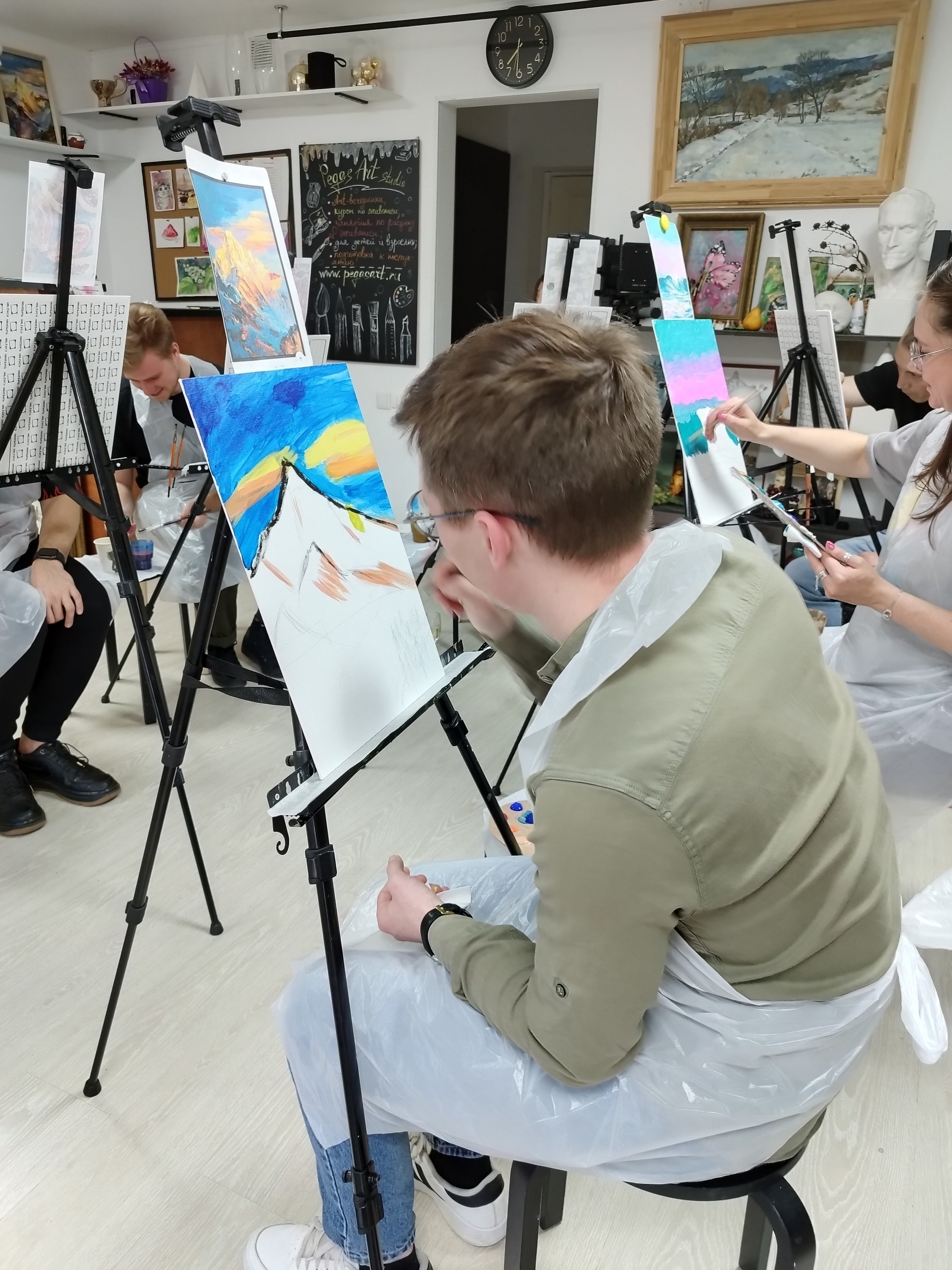 Арт-вечеринки. Арт-вечеринки и мастер-классы в Москве для взрослых и детей