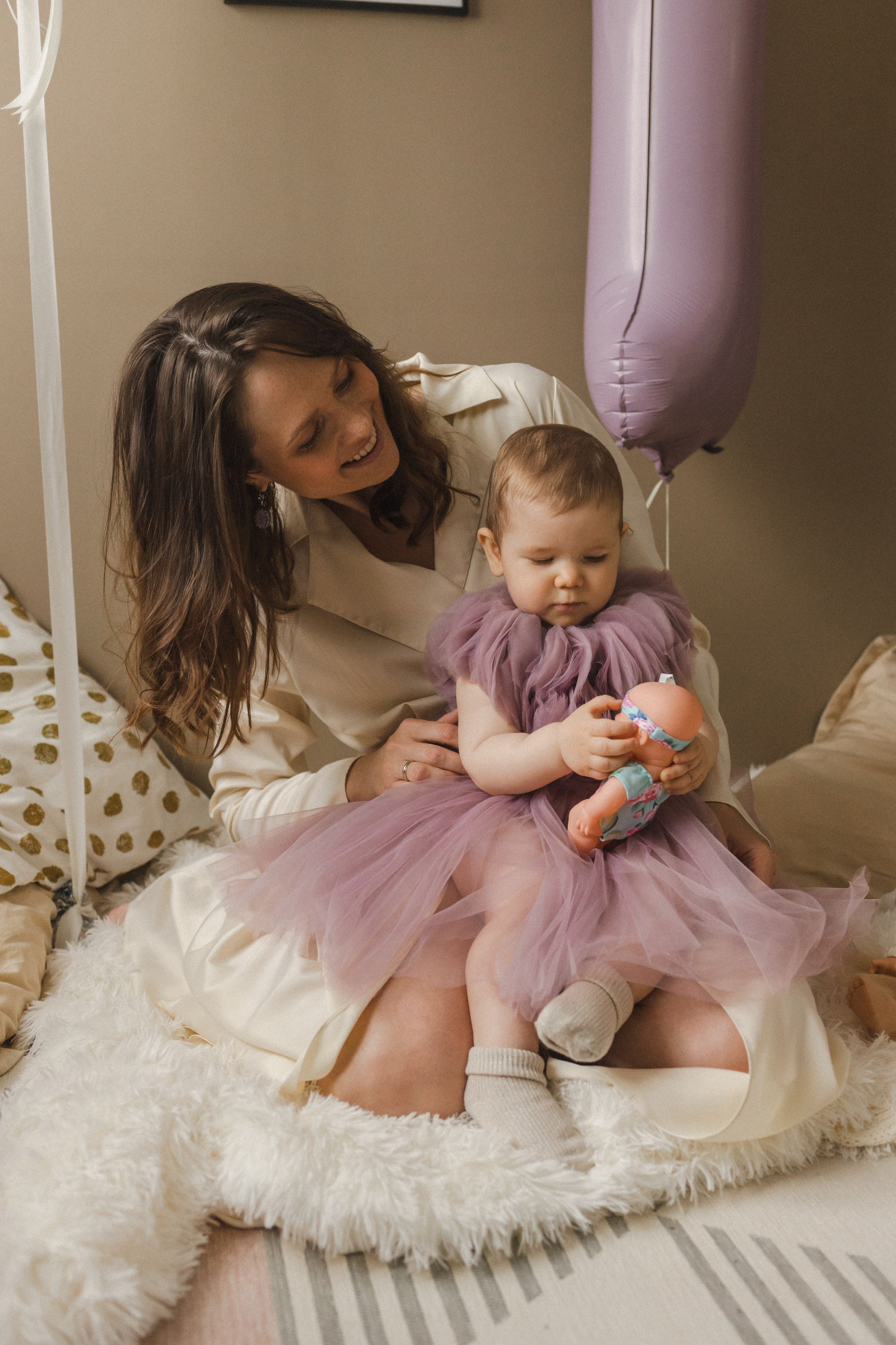 Аглае 1 годик. Семейный фотограф в Москве