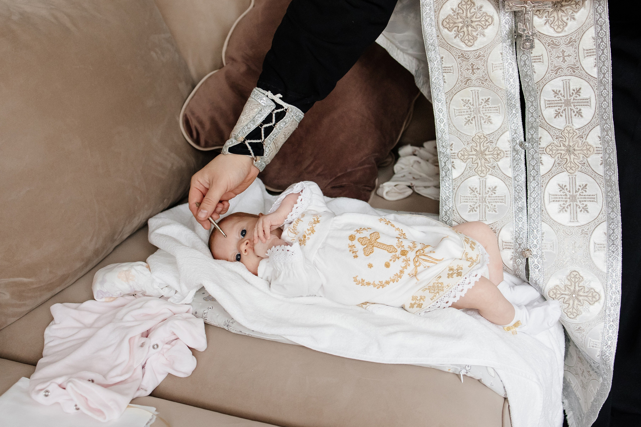 Крещение Стефании. Свадебный и семейный фотограф Екатерина Иванова