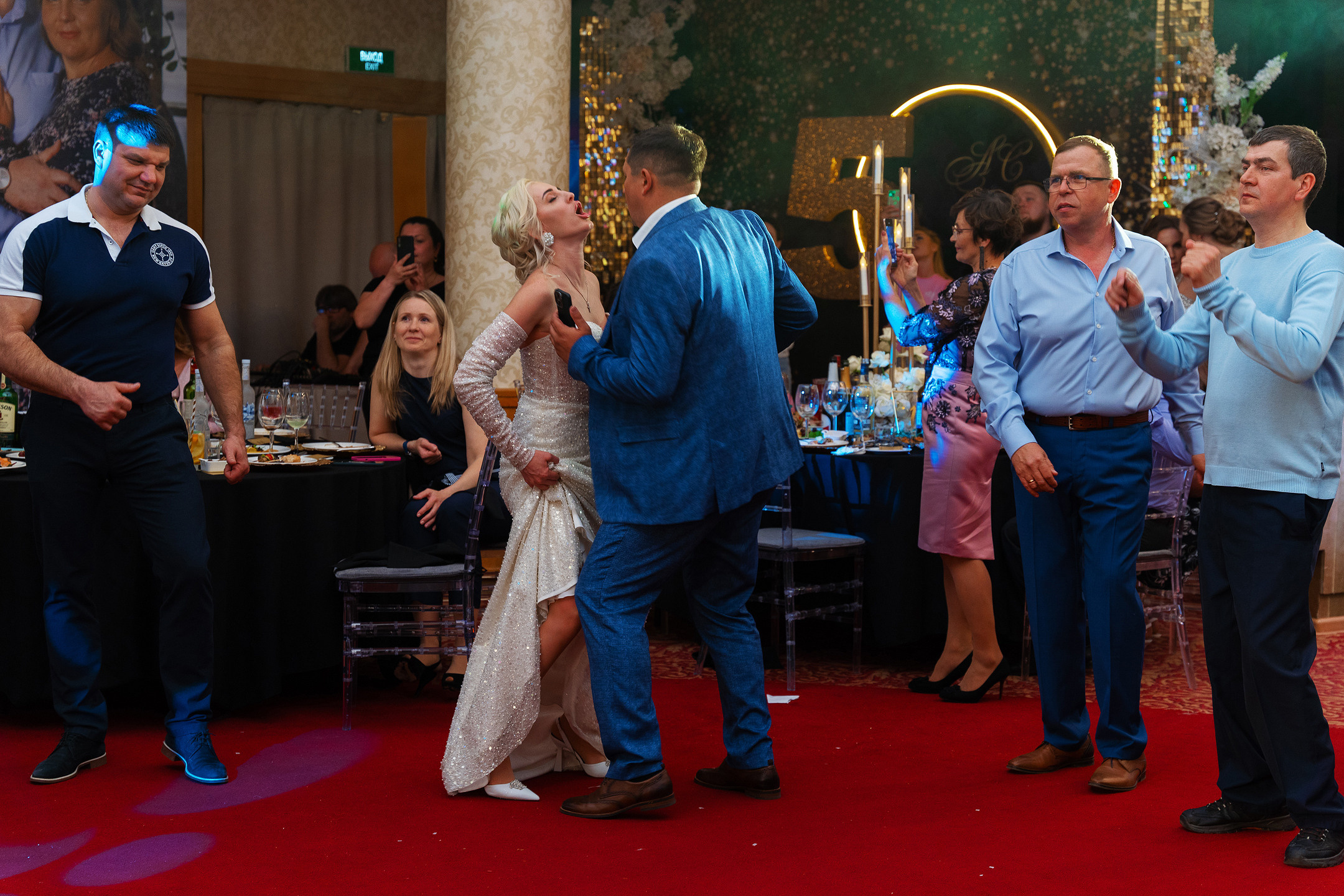 Празднование юбилее в банкетном зале отеля. Саша Потапкин Фотограф. Сочи, Екатеринбург, Москва