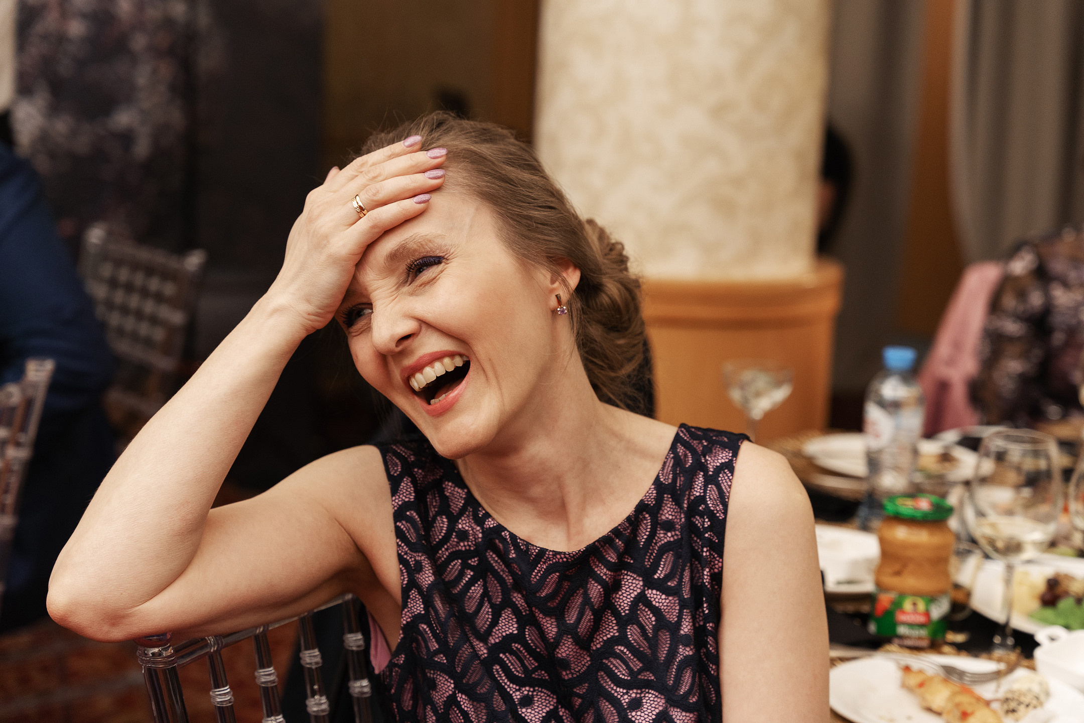 Празднование юбилее в банкетном зале отеля. Саша Потапкин Фотограф. Сочи, Екатеринбург, Москва