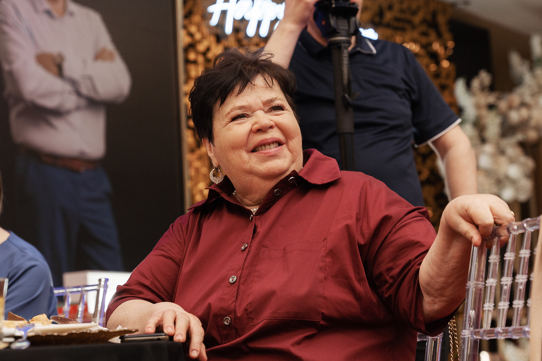 Празднование юбилее в банкетном зале отеля. Саша Потапкин Фотограф. Сочи, Екатеринбург, Москва