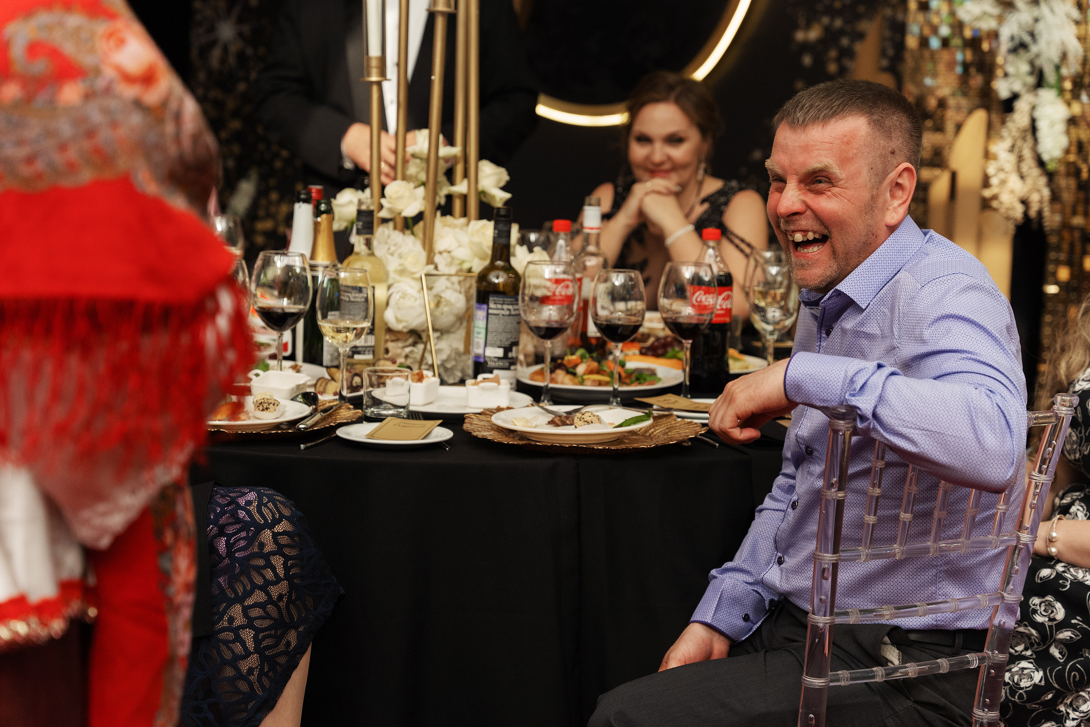 Празднование юбилее в банкетном зале отеля. Саша Потапкин Фотограф. Сочи, Екатеринбург, Москва