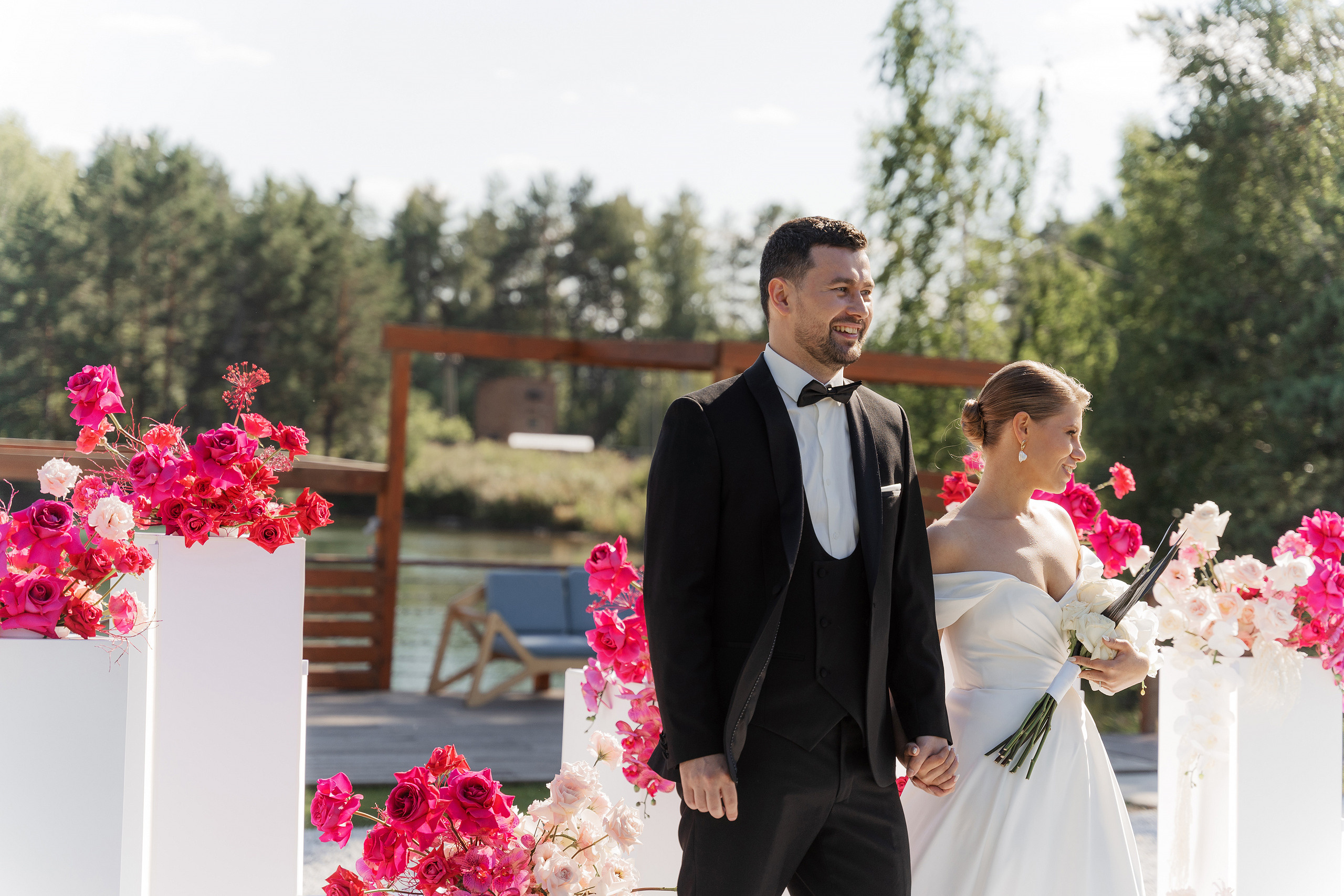 Летняя свадьба Вадима и Даши в загородном клубе SUN VODA. Саша Потапкин Фотограф. Сочи, Екатеринбург, Москва