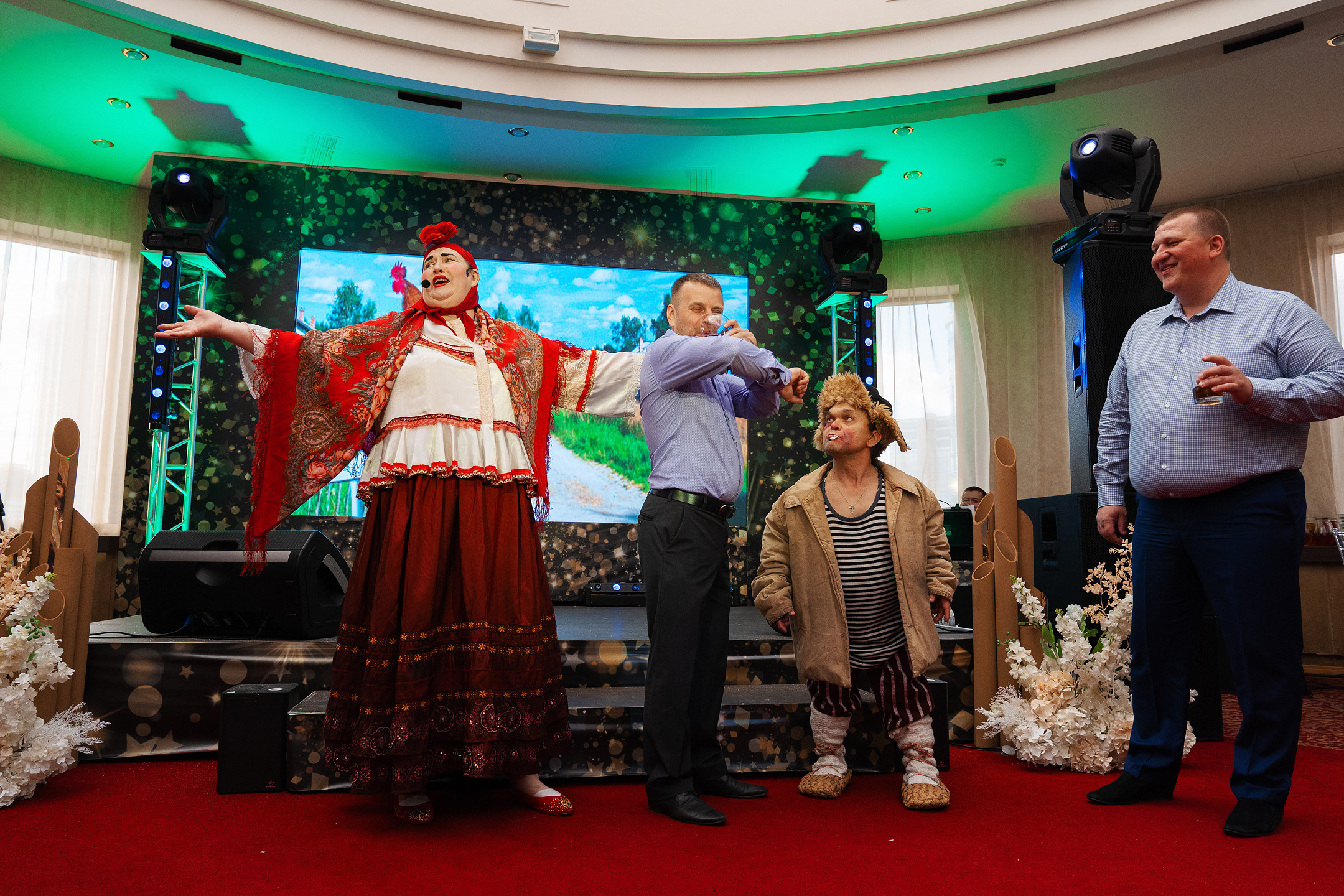 Празднование юбилее в банкетном зале отеля. Саша Потапкин Фотограф. Сочи, Екатеринбург, Москва
