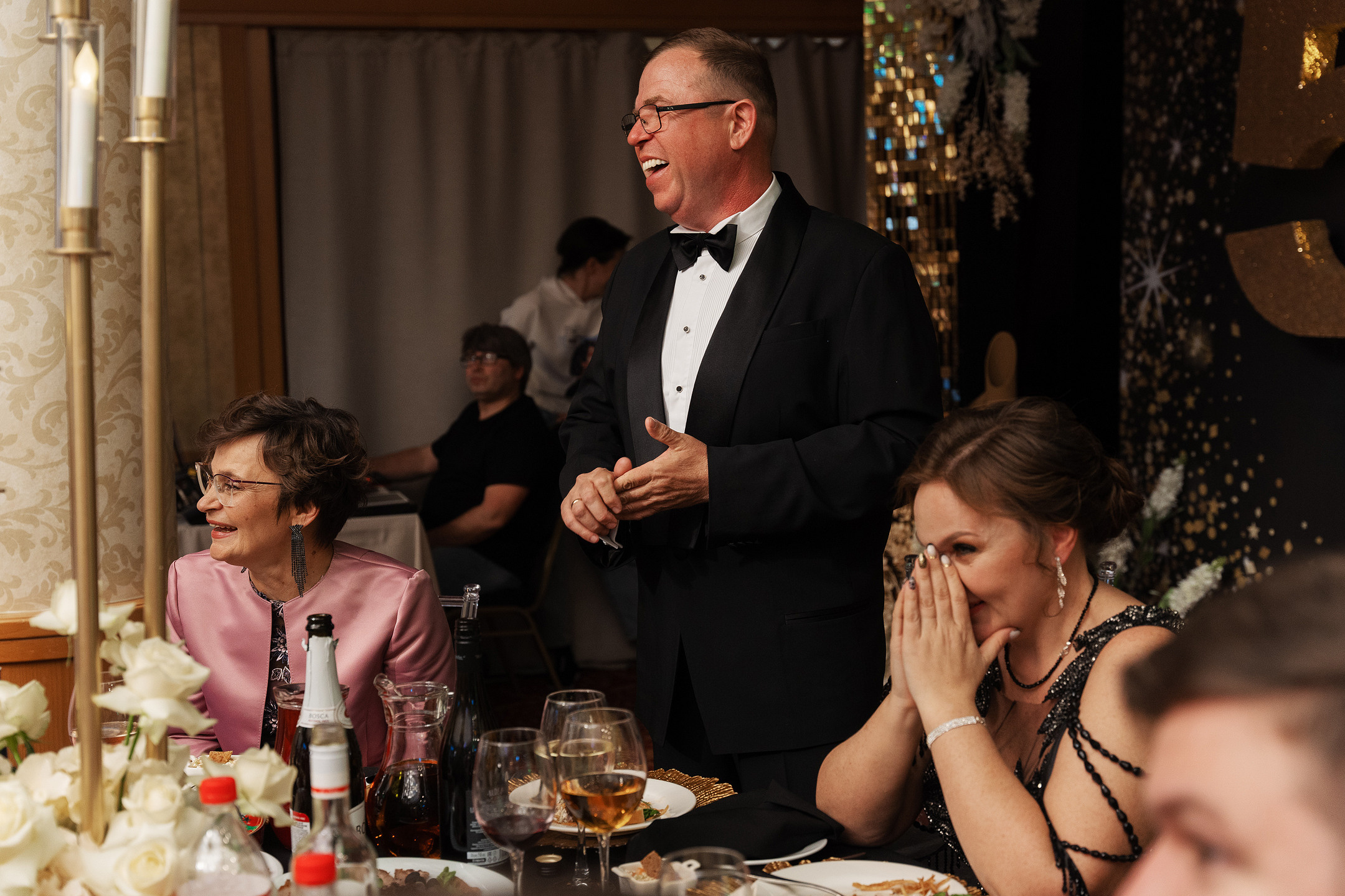 Празднование юбилее в банкетном зале отеля. Саша Потапкин Фотограф. Сочи, Екатеринбург, Москва