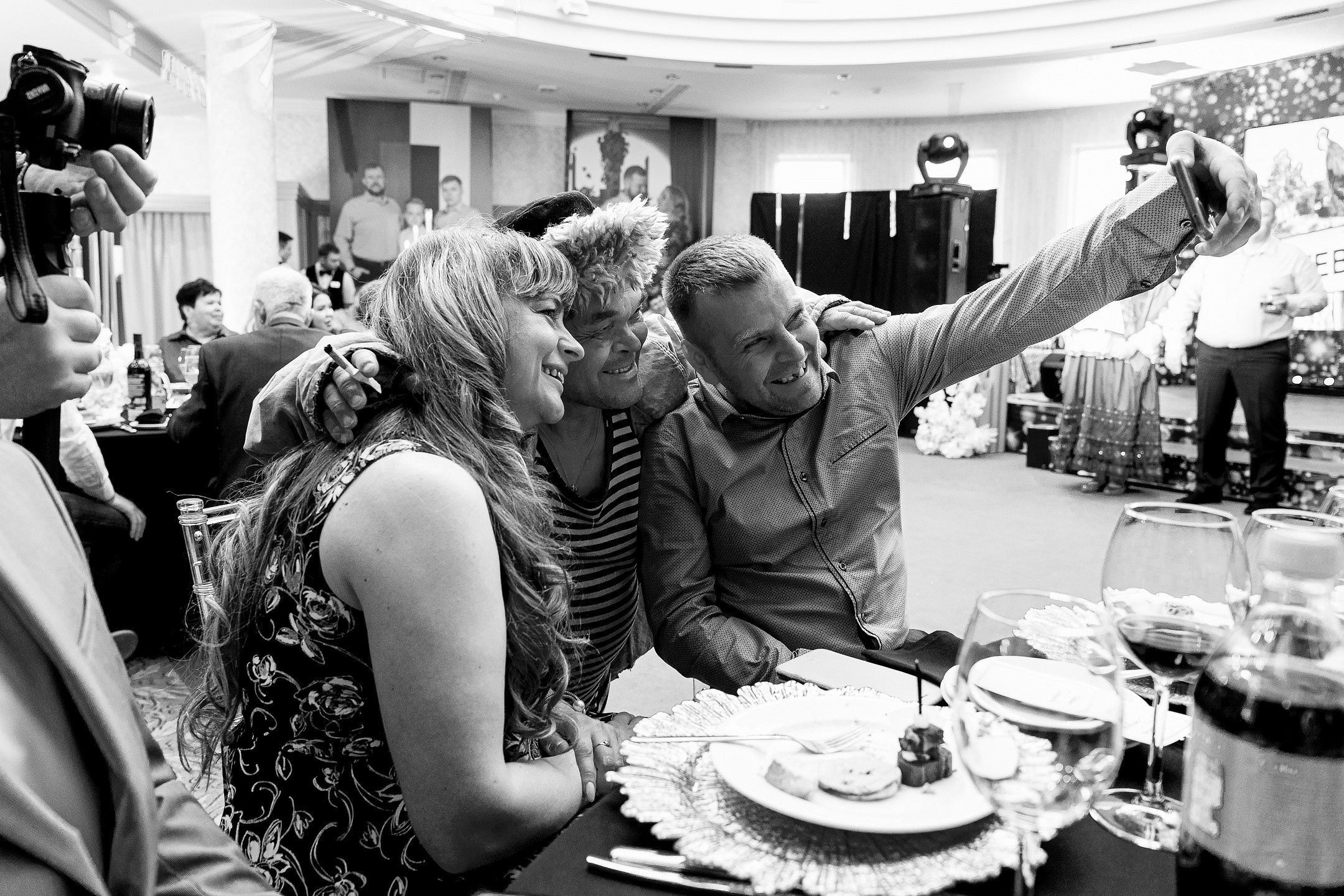 Празднование юбилее в банкетном зале отеля. Саша Потапкин Фотограф. Сочи, Екатеринбург, Москва