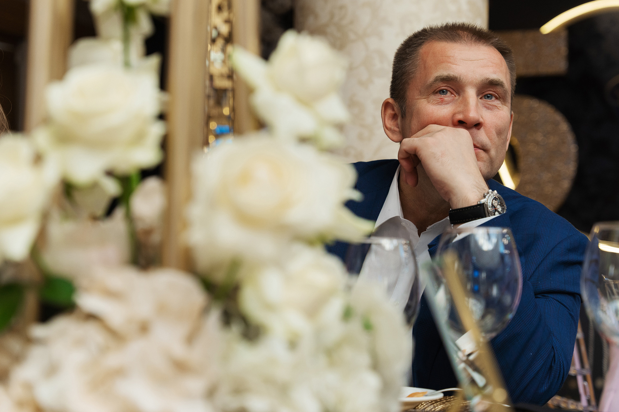 Празднование юбилее в банкетном зале отеля. Саша Потапкин Фотограф. Сочи, Екатеринбург, Москва