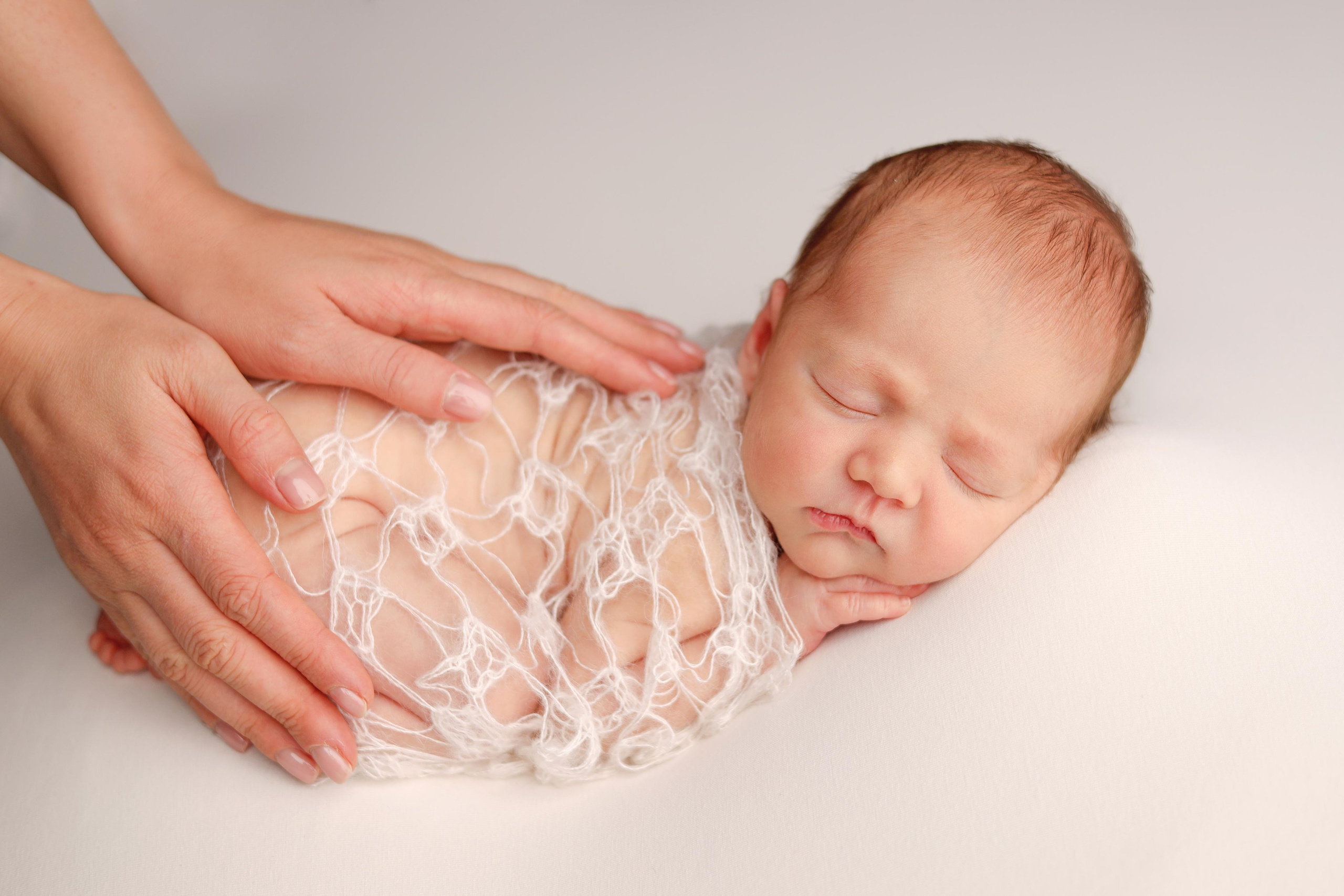 Ньюборн съемка малыша Алана. Фотограф новорожденных Москва. Ньюборн фотограф Москва