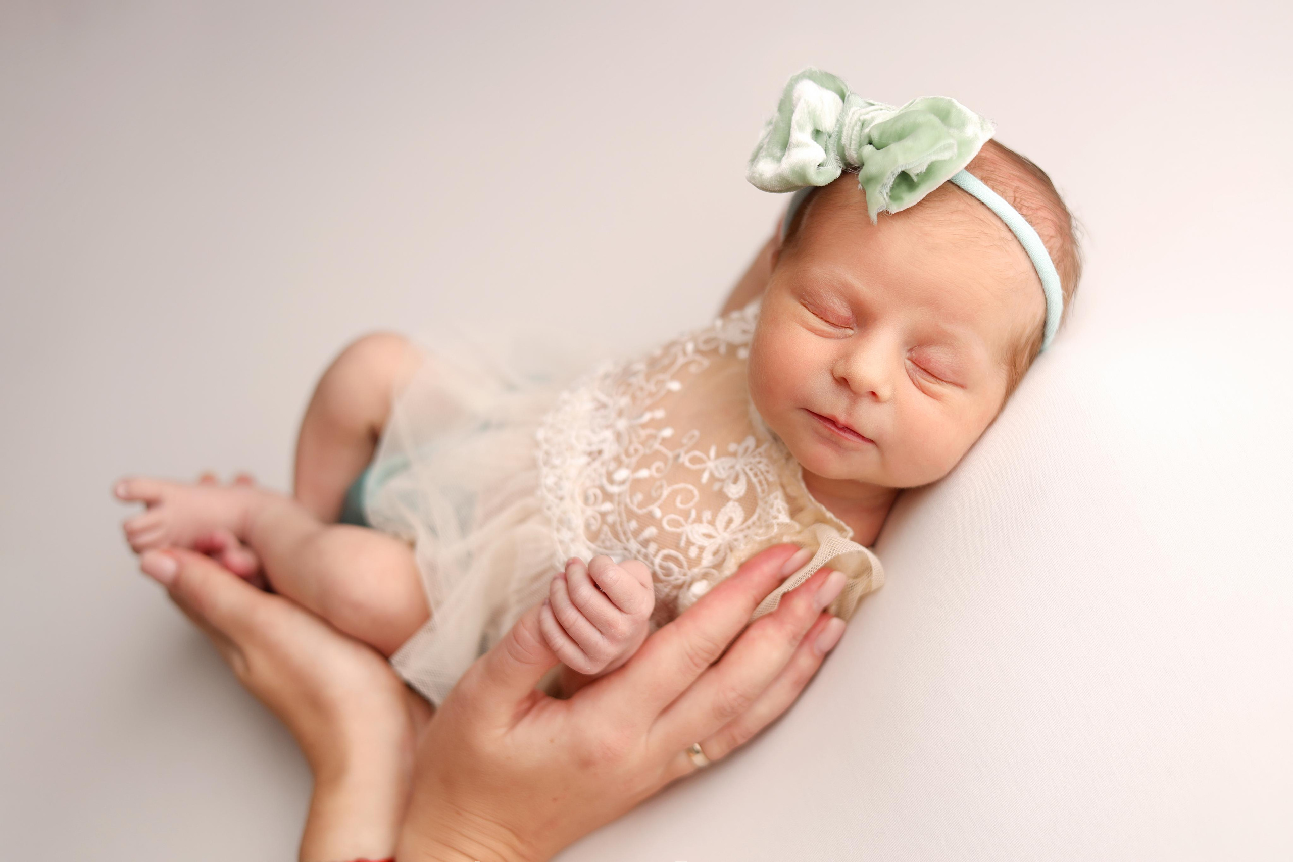 Ньюборн съемка малышки Таисии. Фотограф новорожденных Москва. Ньюборн фотограф Москва
