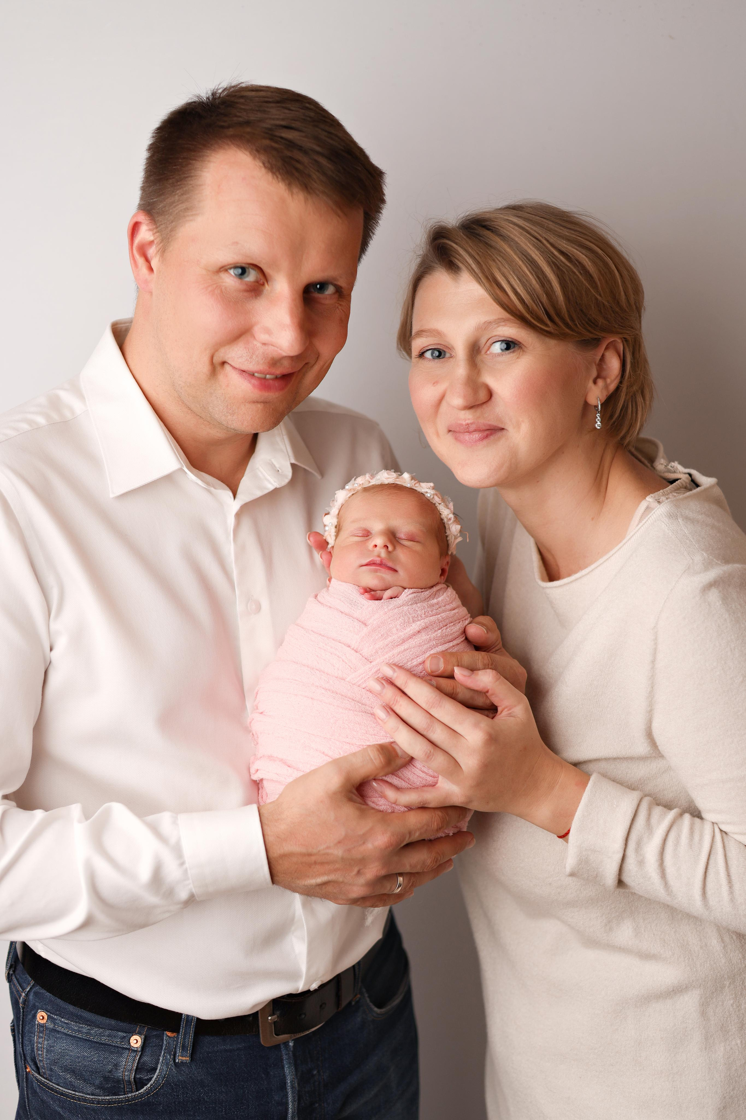 Ньюборн съемка малышки Таисии. Фотограф новорожденных Москва. Ньюборн фотограф Москва