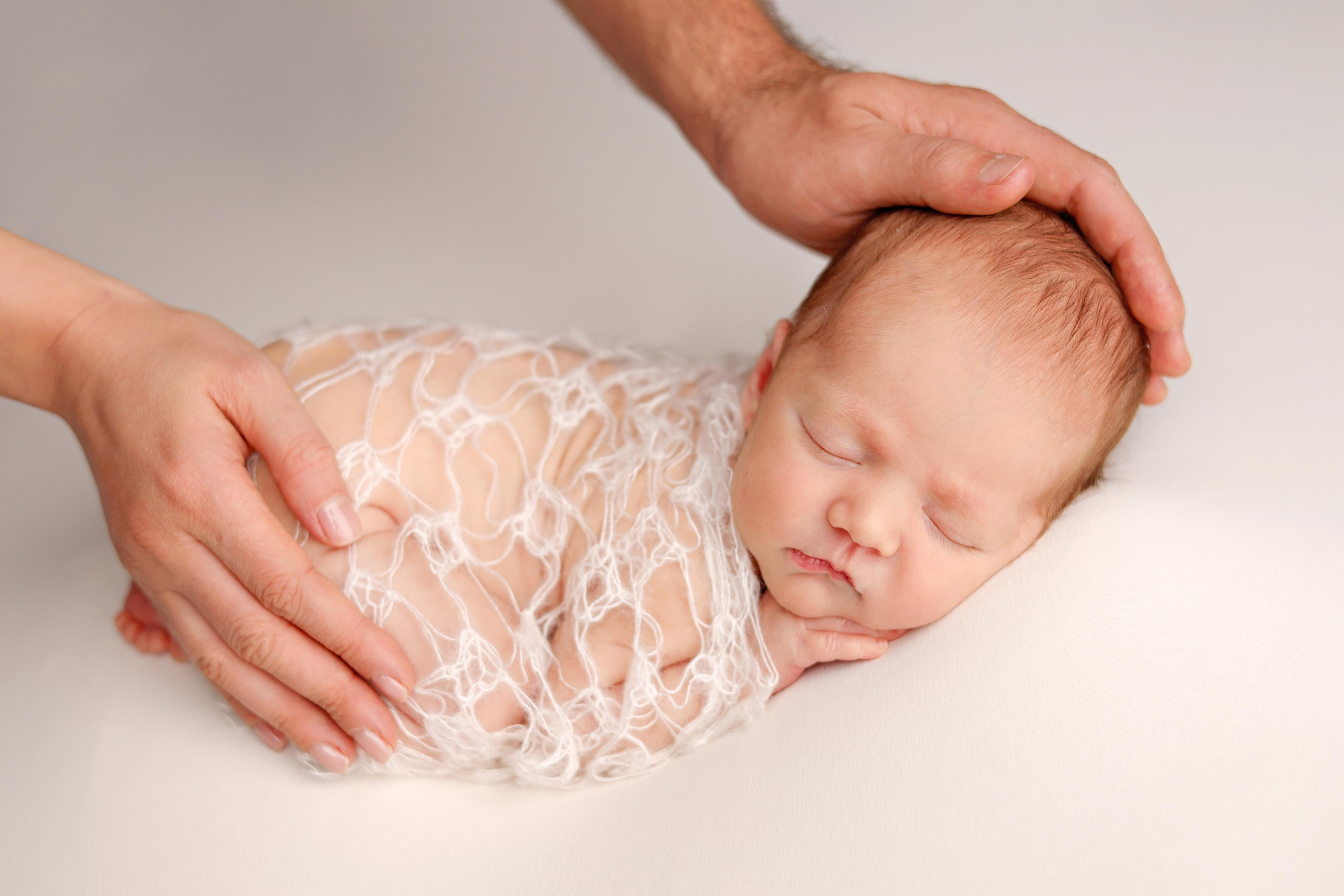 Ньюборн съемка малыша Алана. Фотограф новорожденных Москва. Ньюборн фотограф Москва