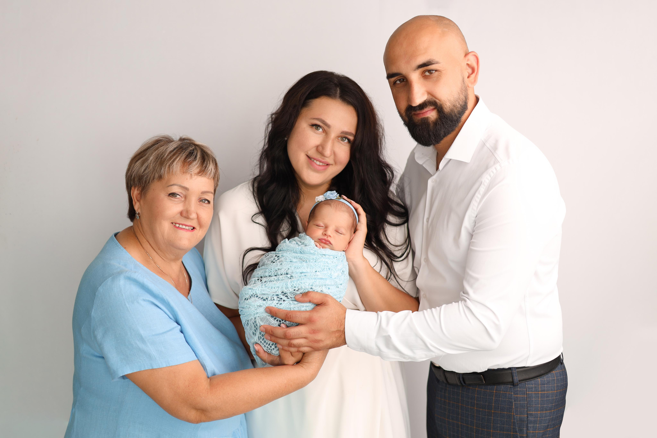 Ньюборн фотосъемка Эмилии. Фотограф новорожденных Москва. Ньюборн фотограф Москва