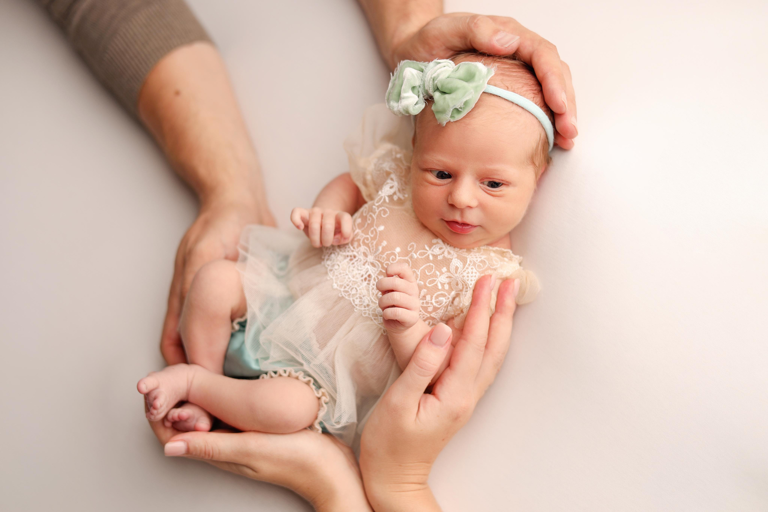 Ньюборн съемка малышки Таисии. Фотограф новорожденных Москва. Ньюборн фотограф Москва
