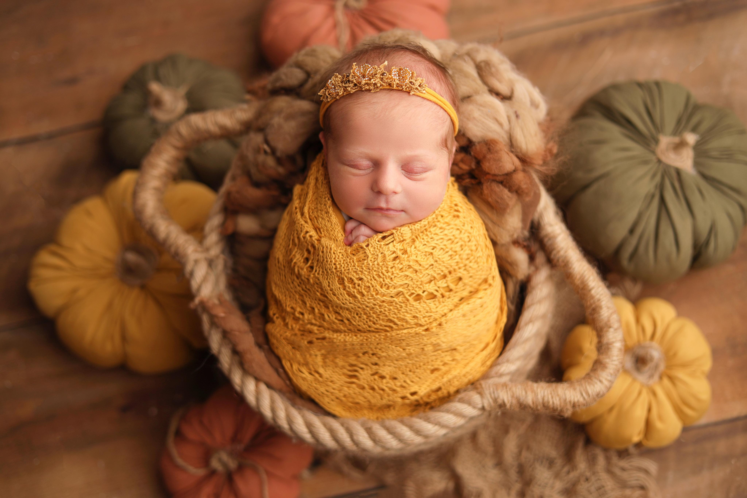 Ньюборн съемка малышки Таисии. Фотограф новорожденных Москва. Ньюборн фотограф Москва