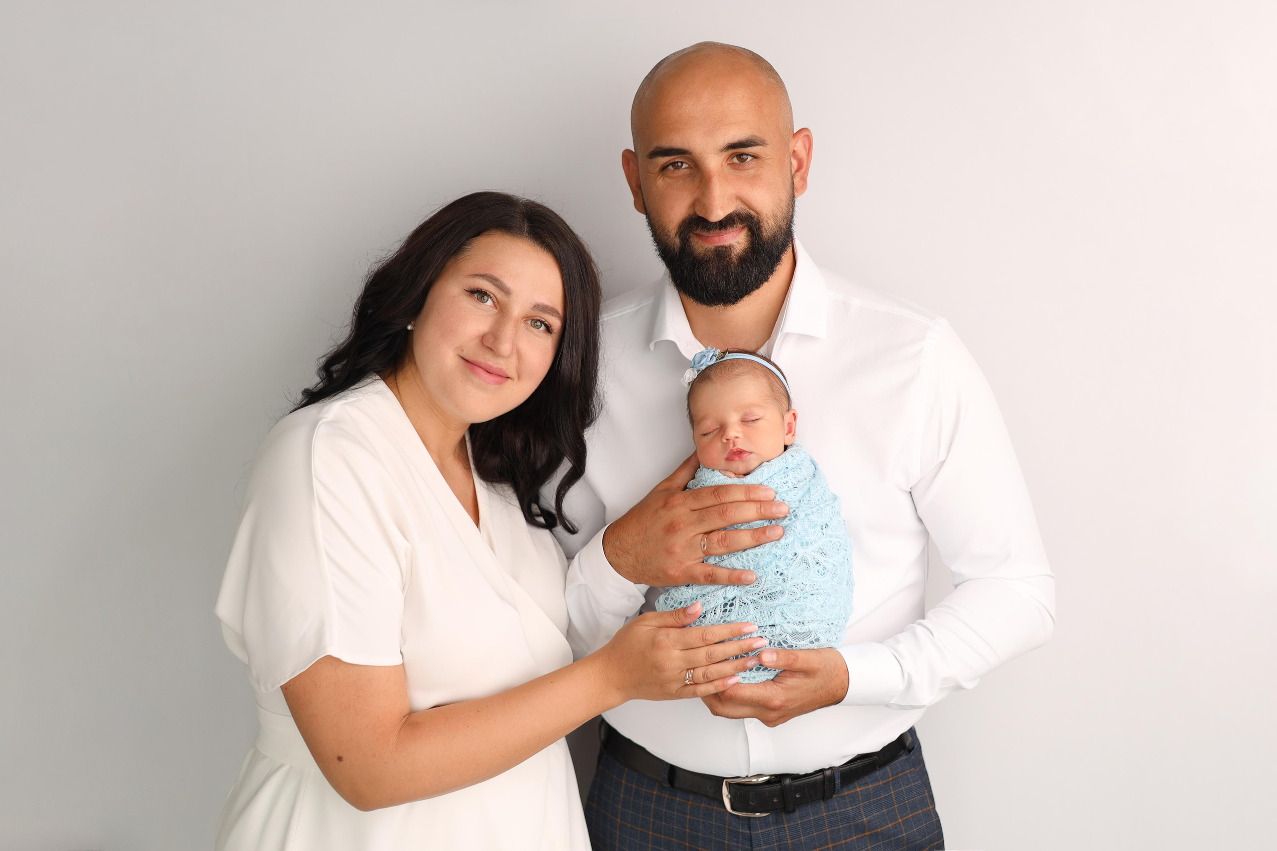 Ньюборн фотосъемка Эмилии. Фотограф новорожденных Москва. Ньюборн фотограф Москва