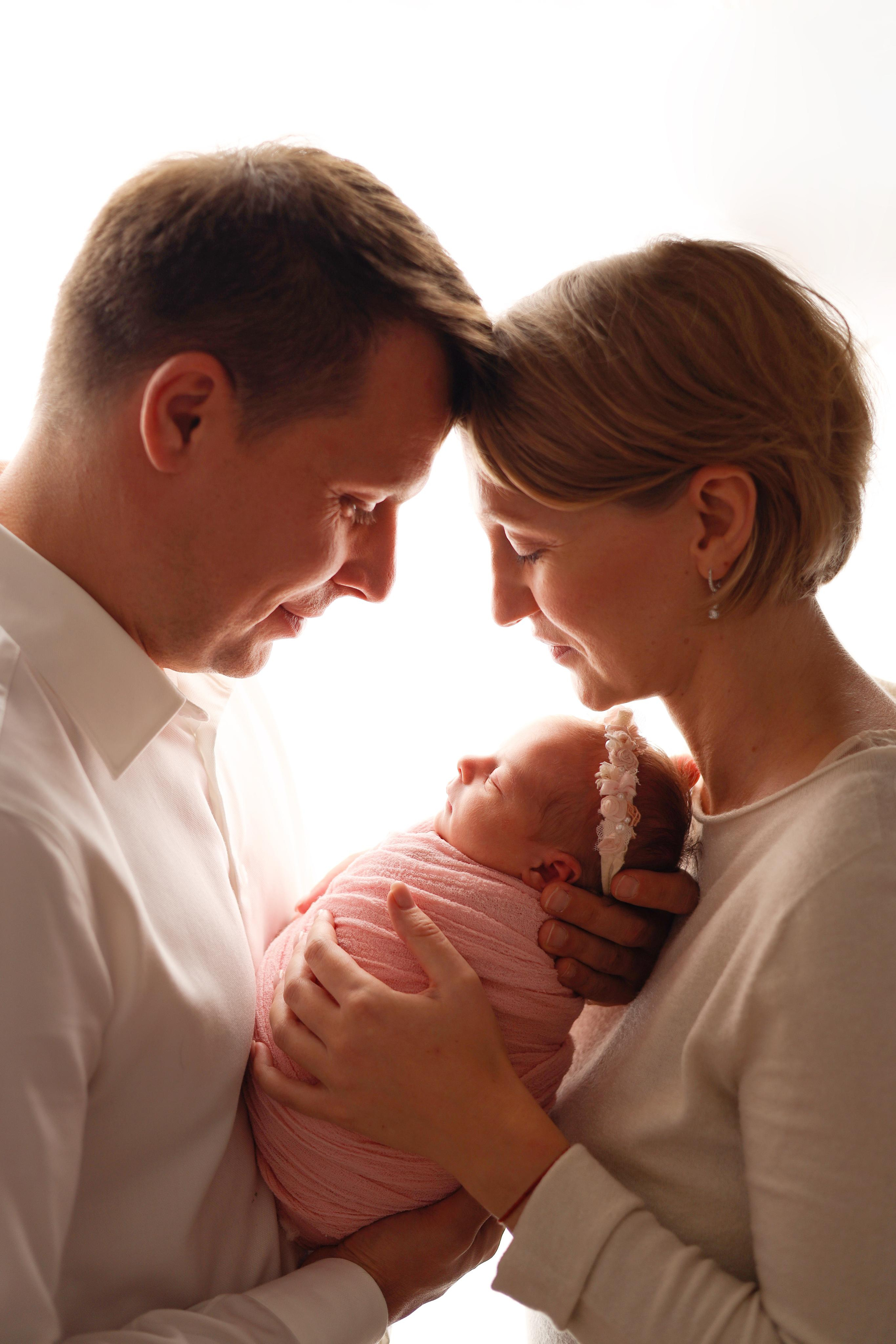 Ньюборн съемка малышки Таисии. Фотограф новорожденных Москва. Ньюборн фотограф Москва