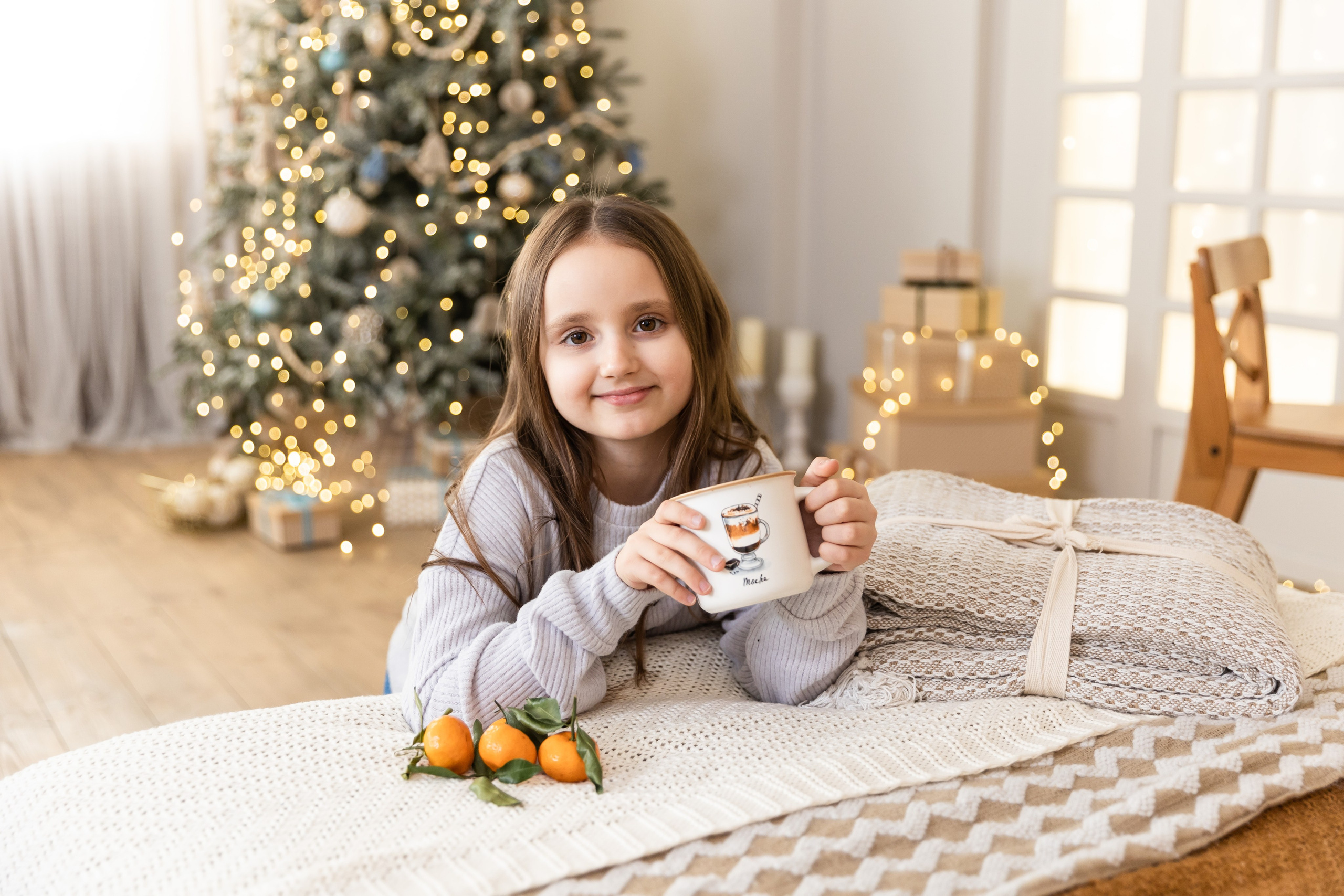 Новогодняя фотосессия в студии 4 класс. Семейный, детский, школьный фотограф в Благовещенске Яна Белоусова