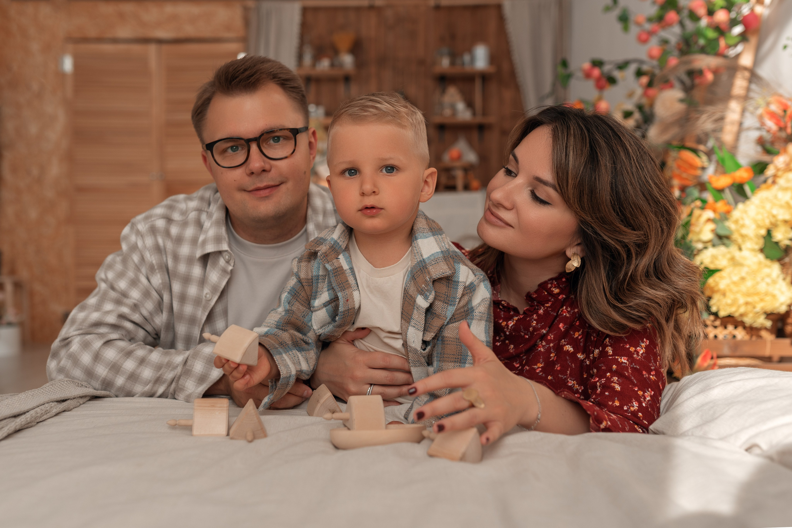 Федя с любимыми родителями. Ульяна Сёмина, фотограф, Москва