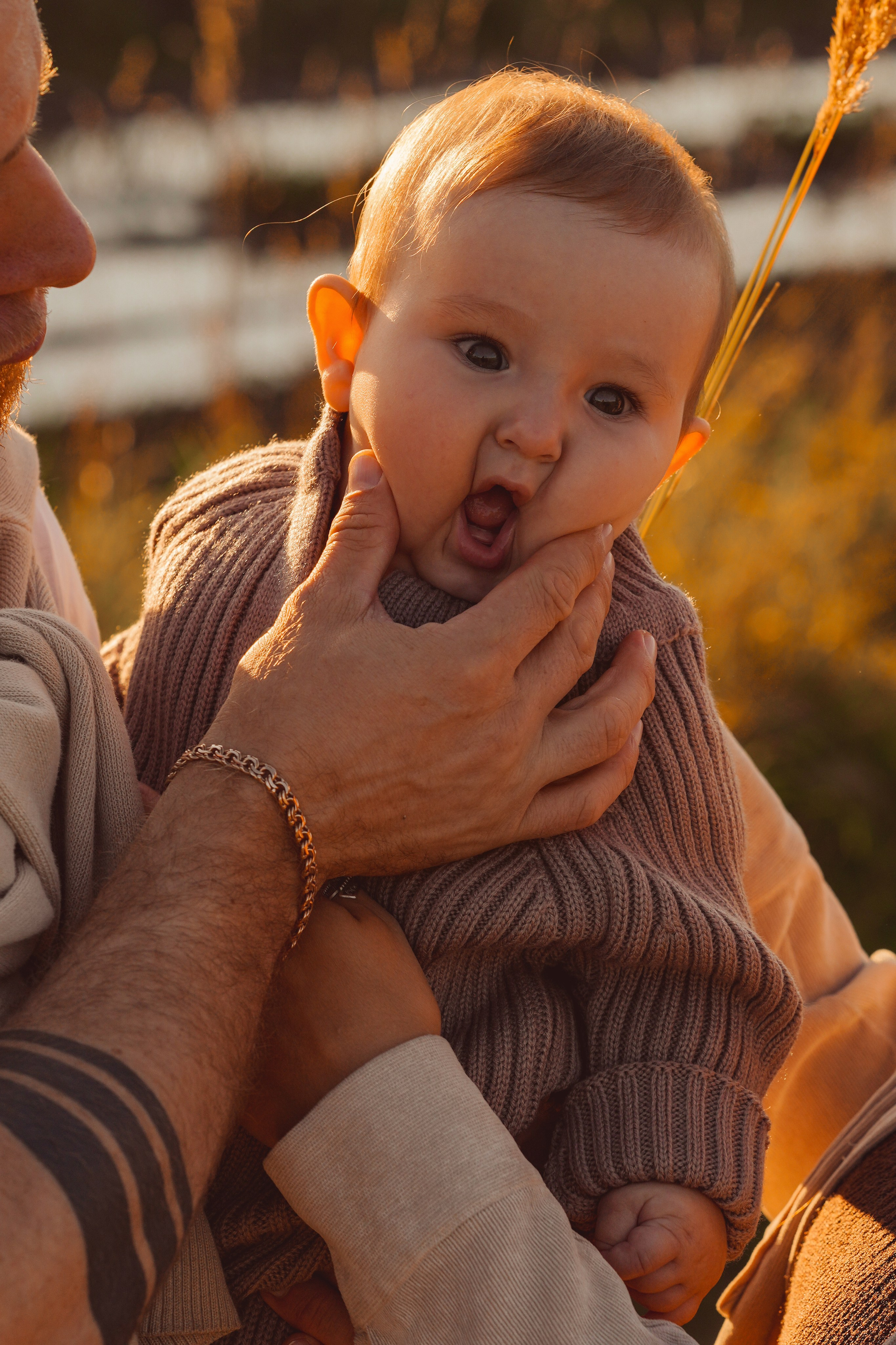 Семья Тони и Саши на закате. Семейный и портретный фотограф в Санкт-Петербурге Татьяна Гримоть
