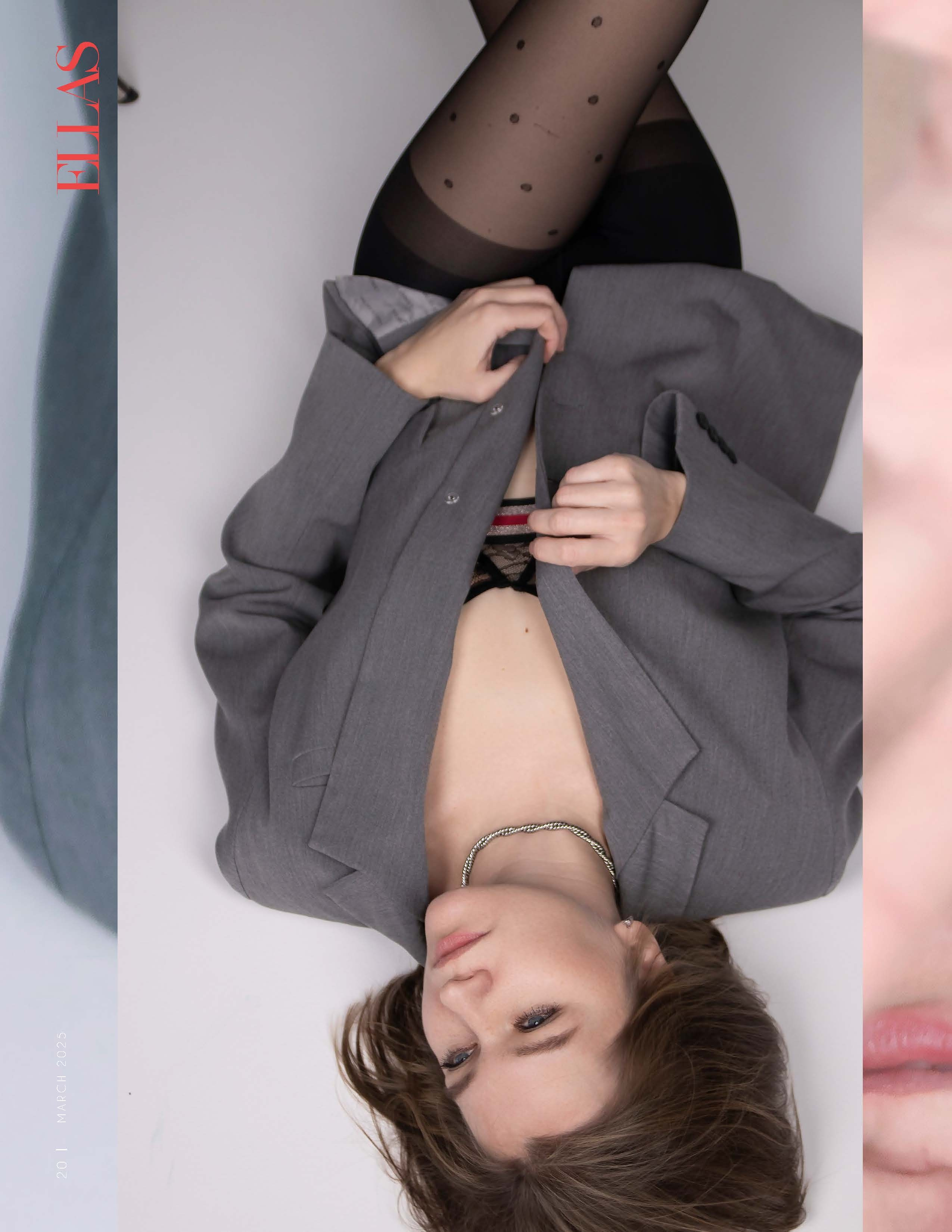 Женщина прекрасна в любом возрасте. Публикация в журнале ELLAS. Портретный фотограф в Санкт-Петербурге Савельева Ольга