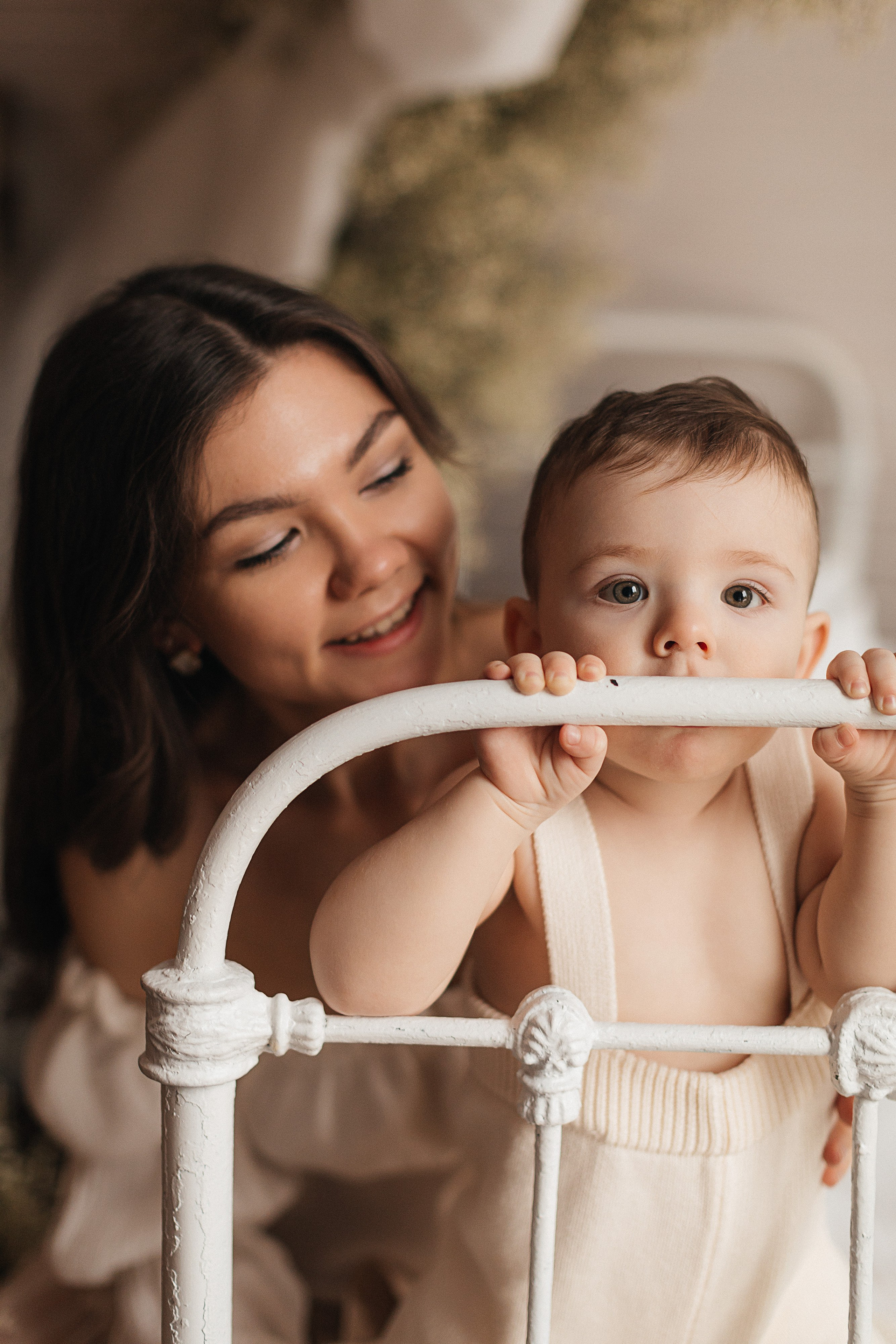 Нежность, мама и малыш. Фотограф Москва