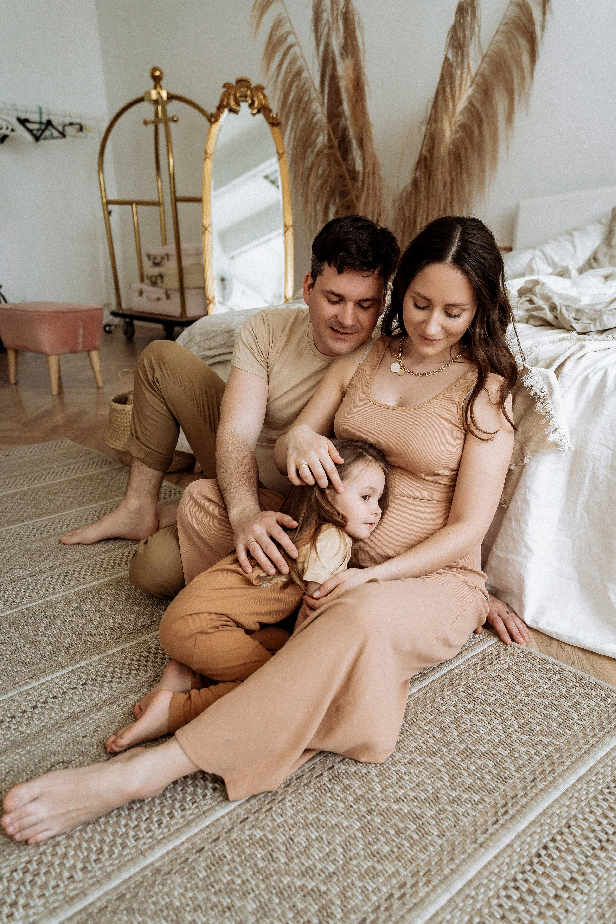 Андрей, Алёна и Анечка. Свадебный фотограф в Москве Яна Деньгина