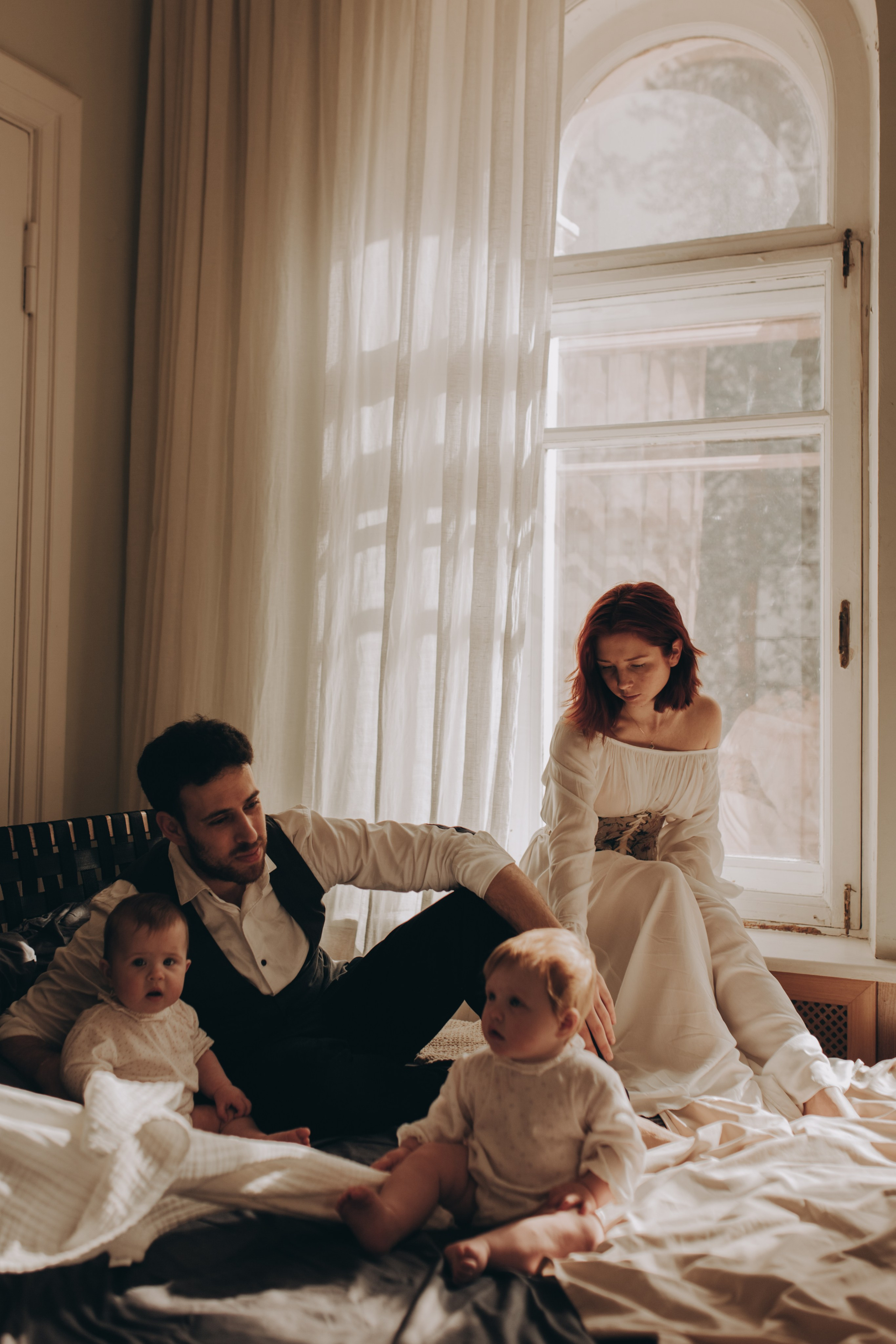 Маша, Саша и малышки. Семейный фотограф Полина Сарина Москва