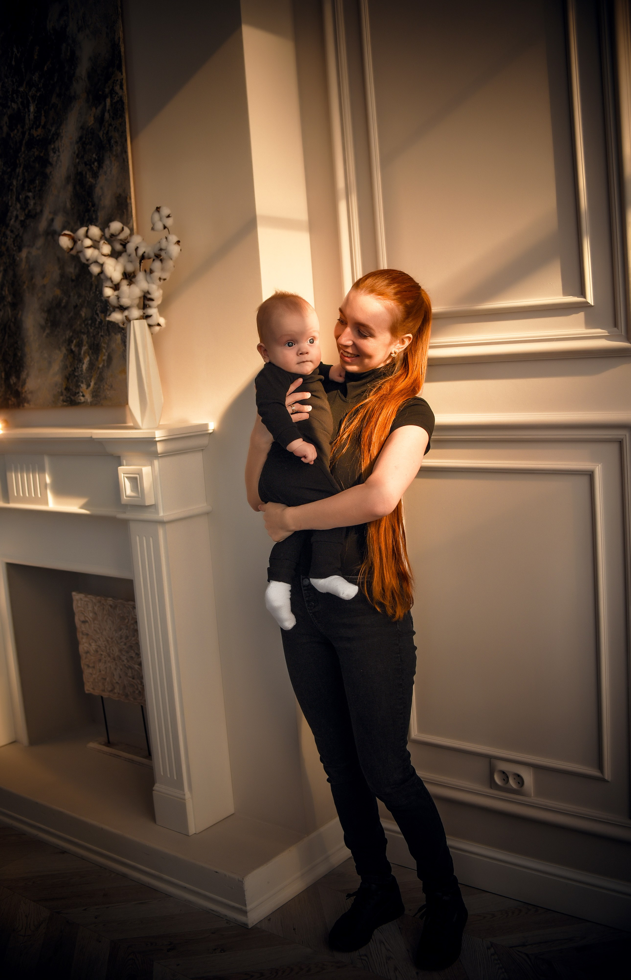 Семейная студийная фотосессия 3. Свадебный, семейный, детский, контент фотограф в Омске Максим Ильин