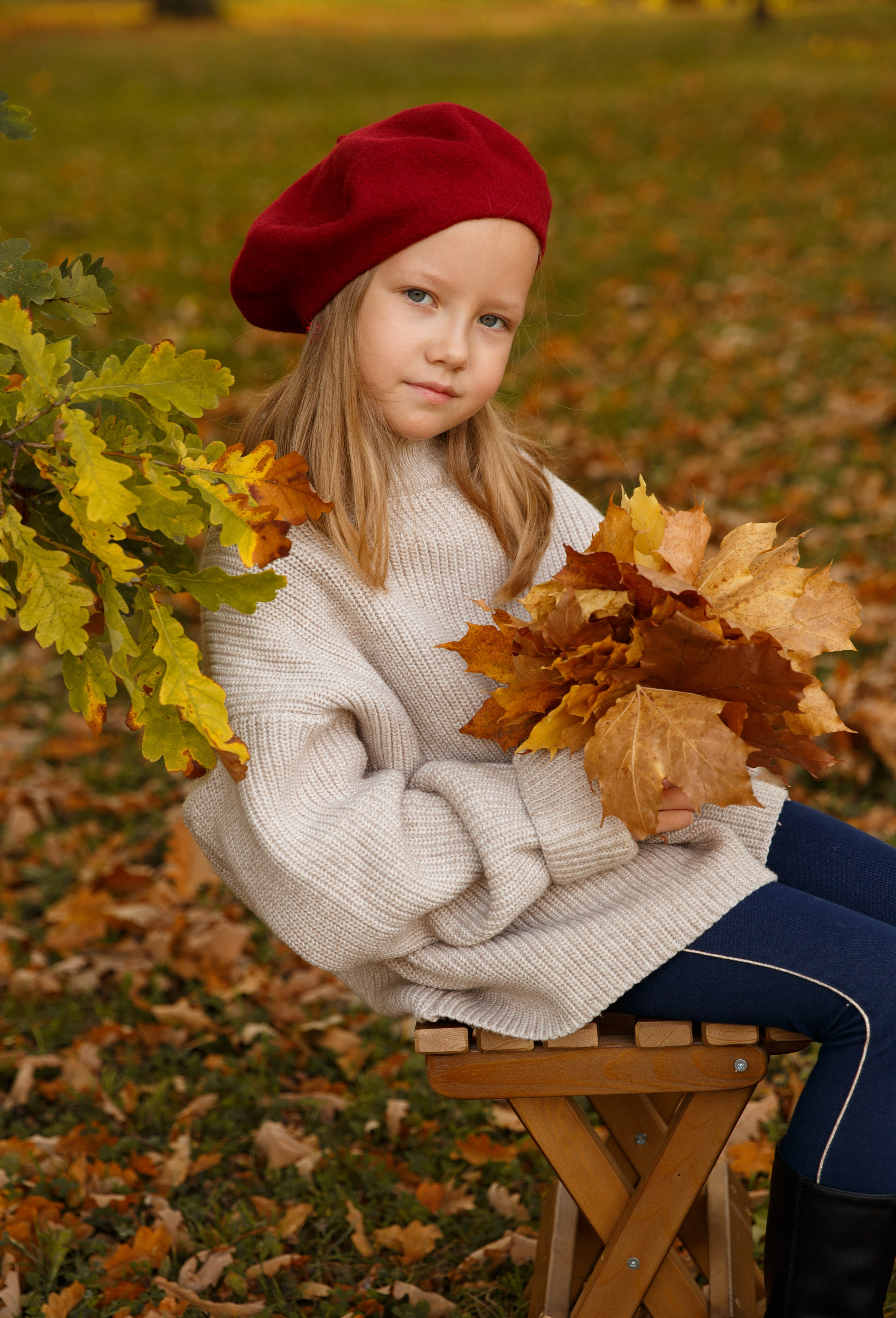 Осень. Александровский парк. Пушкин. Детский и Семейный фотограф в Санкт-Петербурге