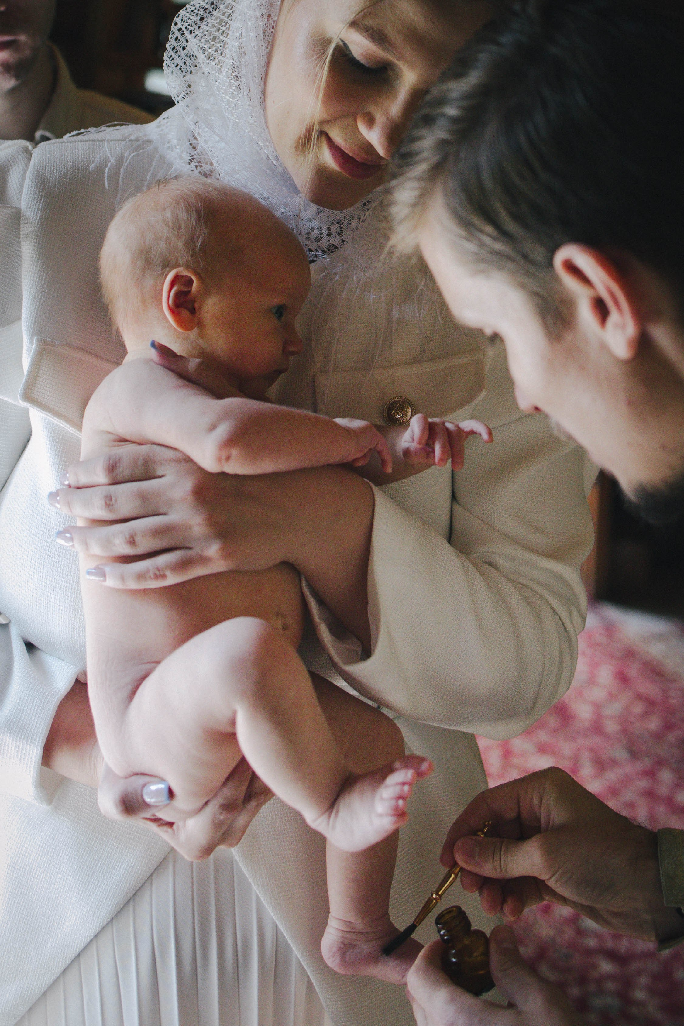 Крещение Анечки. Семейный и детский фотограф в Москве Маргарита Сереброва