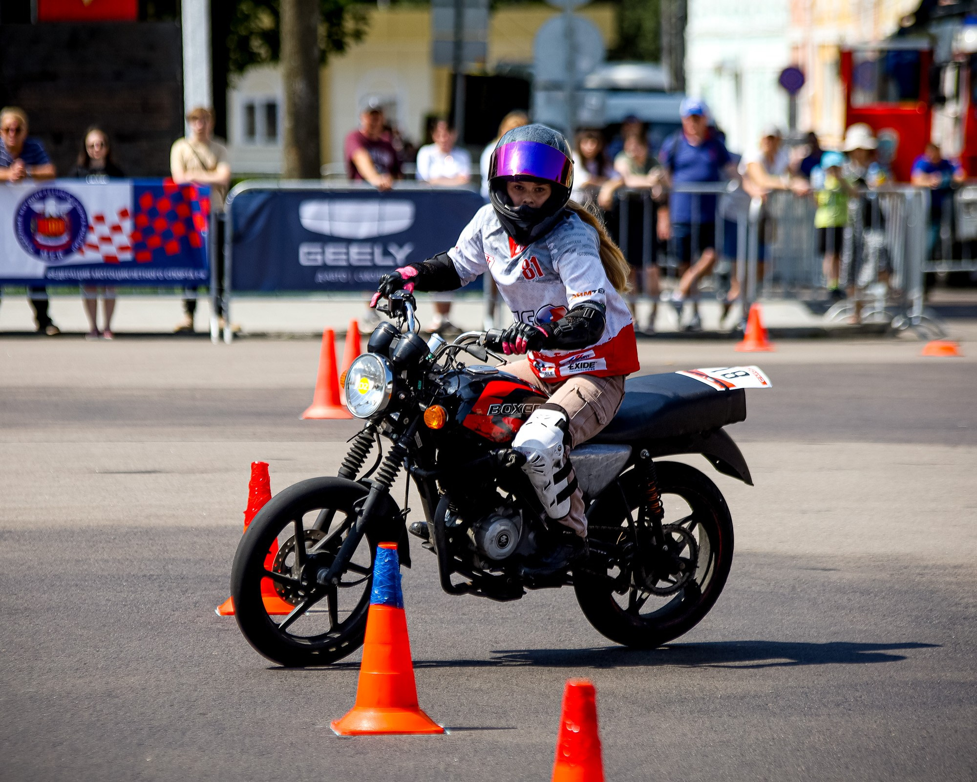 Кубок России по фигурному управлению мотоциклом. Спортивный фотограф Вадим Добедченков