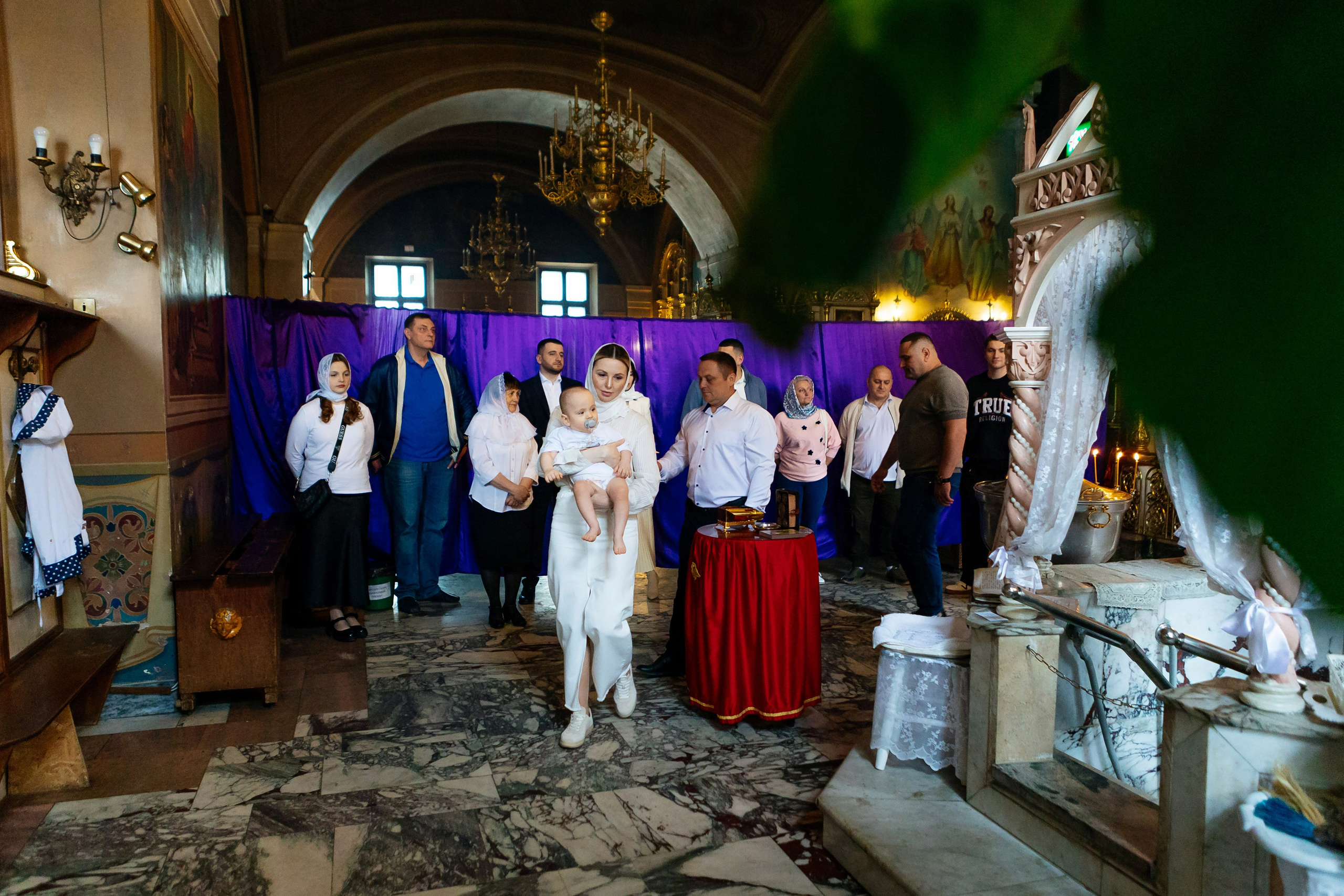 Крещение Даниила. Семейный и детский фотограф в Москве Александра Мак