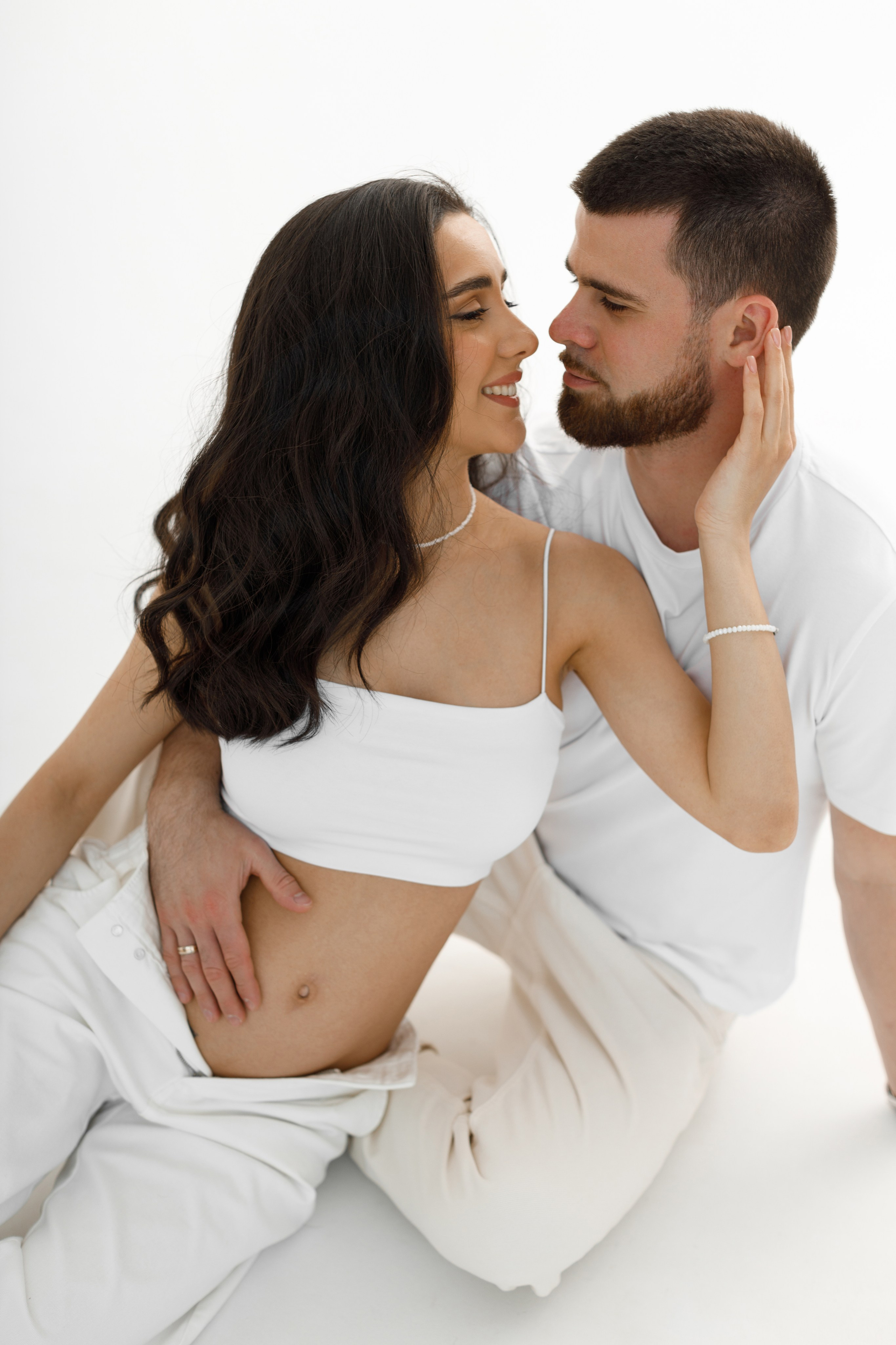 Фотосессия в ожидании в студии. Свадебный и семейный фотограф в Ставрополе Попова Дарья