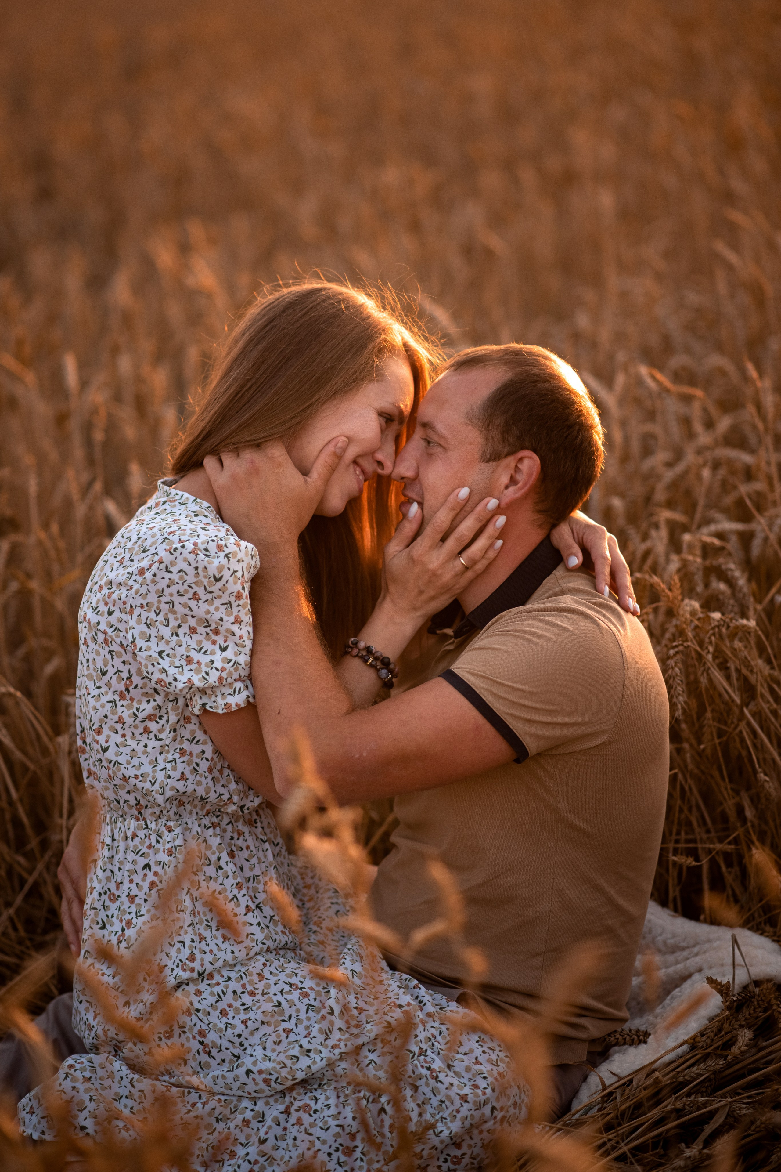 Семейная фотосессия в пшеничном поле. Семейный и детский фотограф в Туле Светлана Воронкова