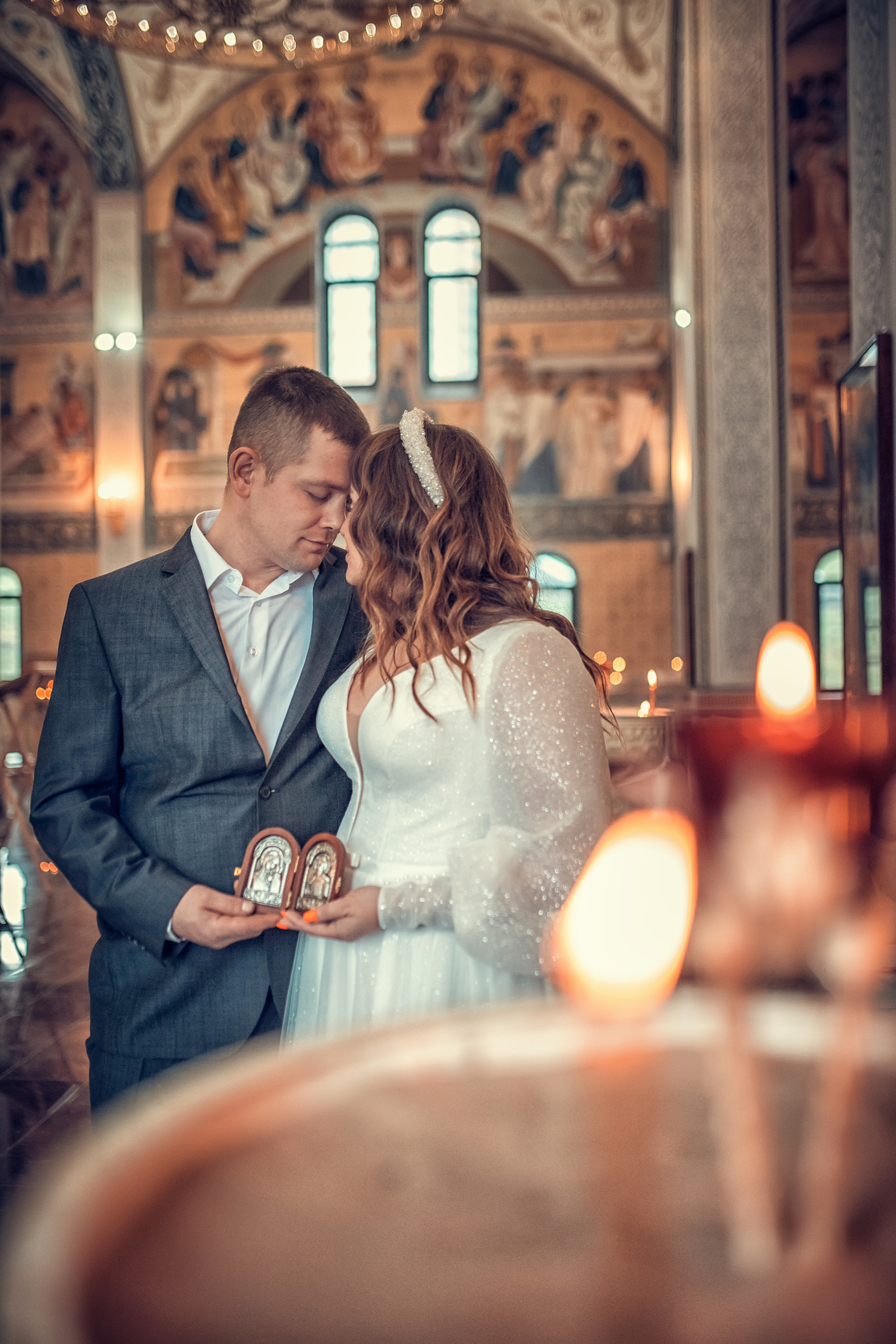 Таинство Венчания в храме Матроны Московской. Екатерина Крапивина фотограф церковных Таинств в Нижний Новгороде