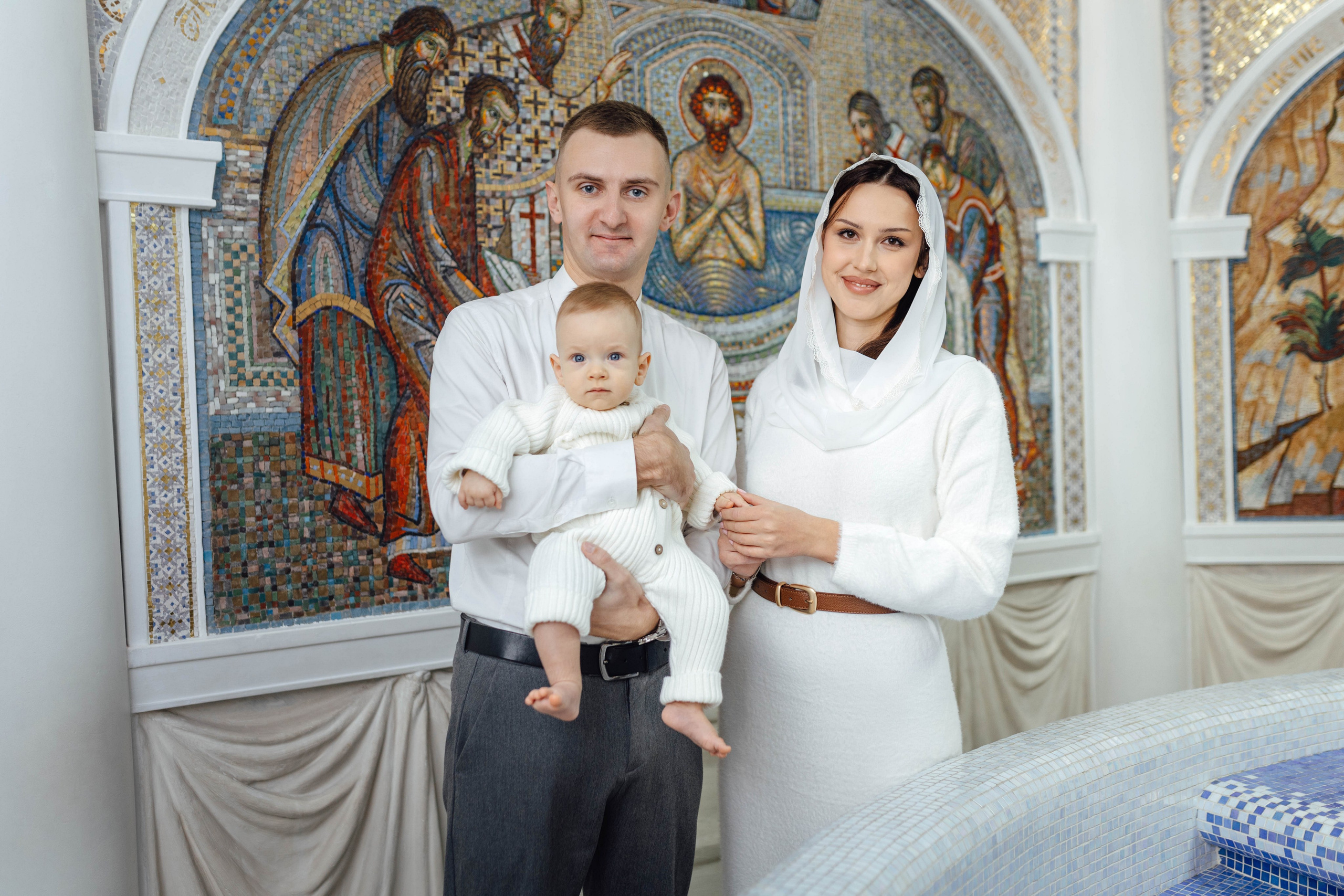 Крещение Демида, храм Святой Троицы, декабрь 2025