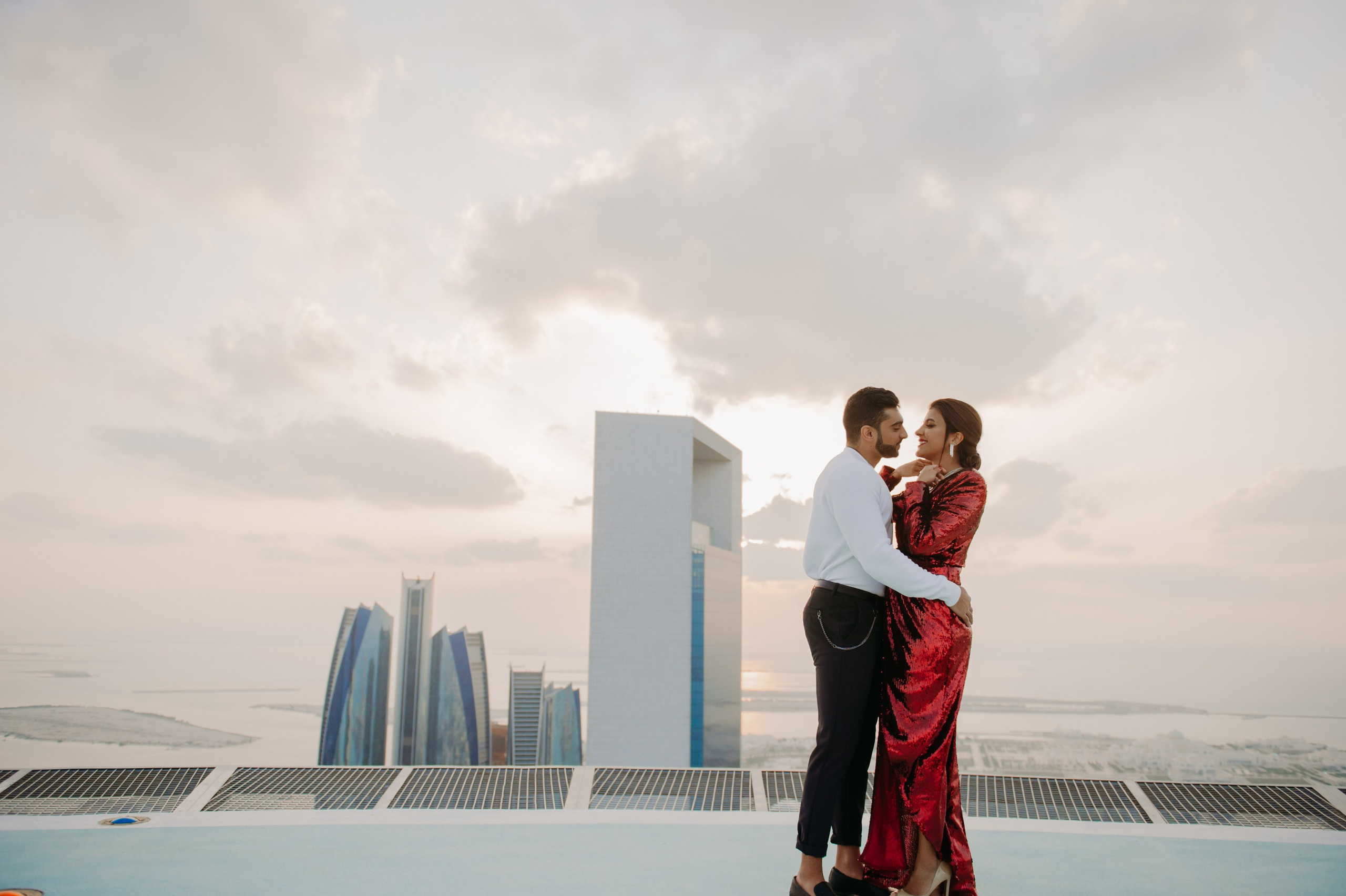 Love Story на высоте (Абу Даби). Фотограф в Москве и Санкт-Петербурге Дарина