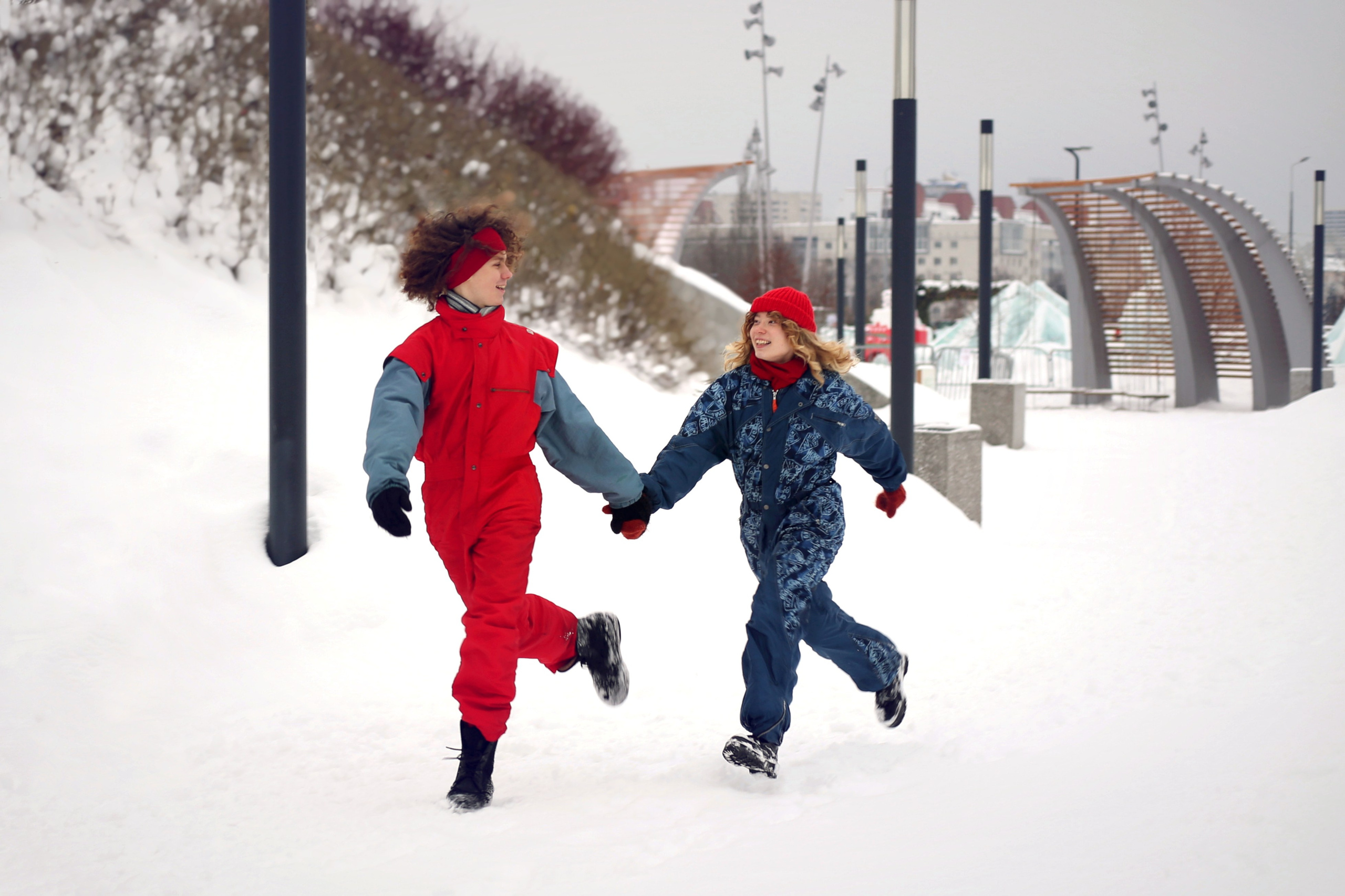 Парная фотосессия «сНежная прогулка» в Перми от MarCh Photography | Зимняя романтика и уют. MarCh Photography — Фотограф в Перми