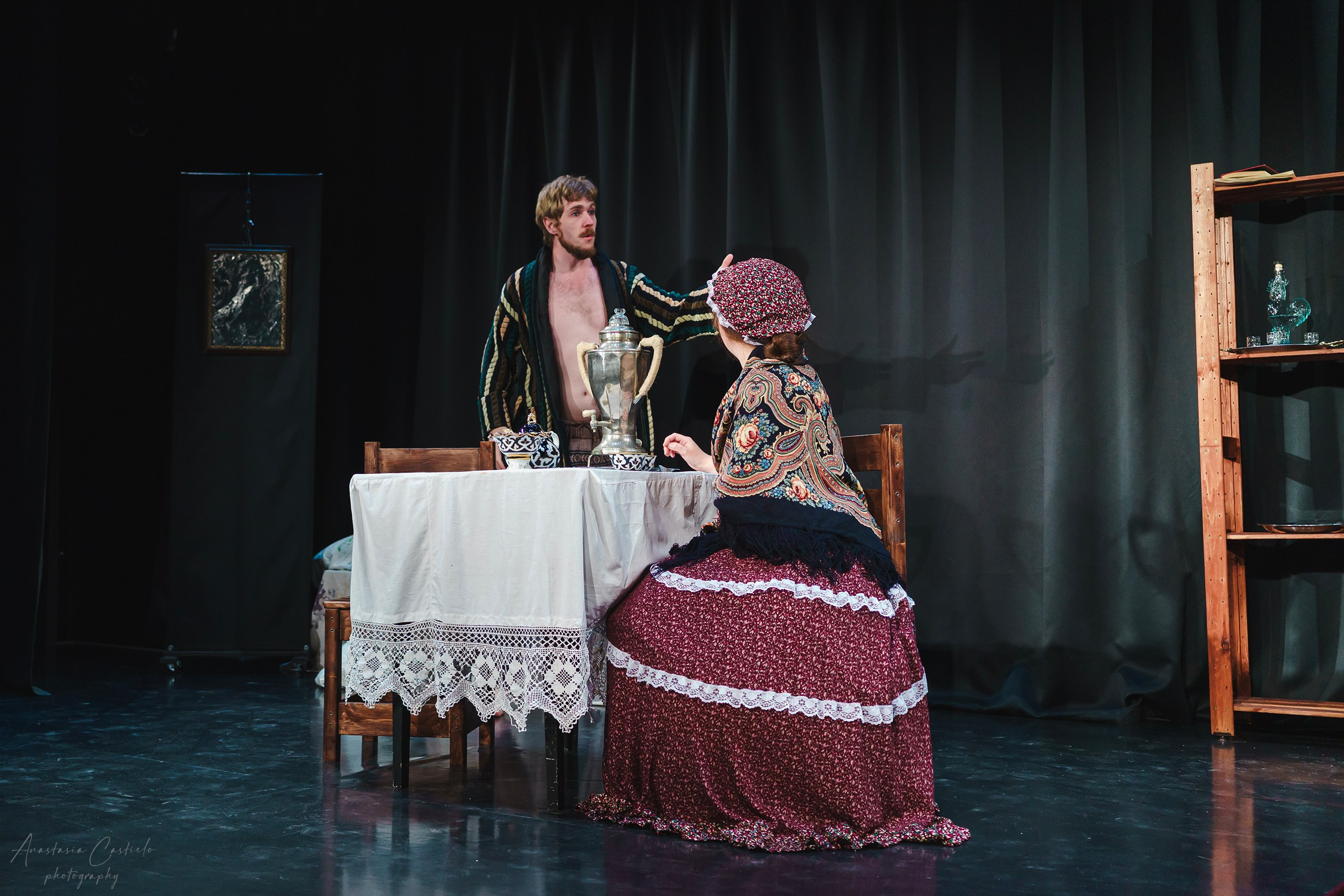 Театр «За Нарисованным Очагом» — Женитьба Бальзаминова. Творческий и косплей фотограф Анастасия Кастиэло