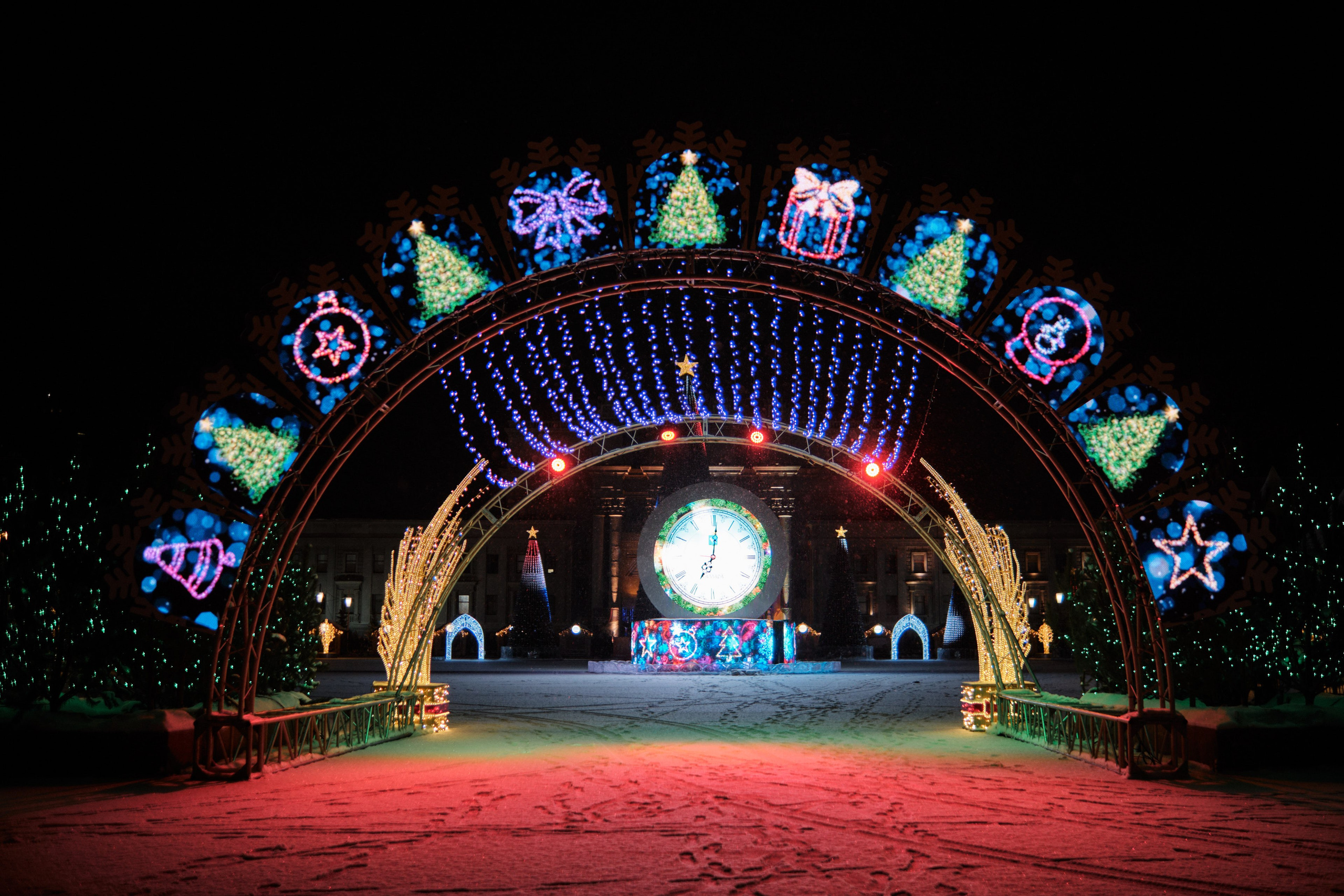 Новогодние виды Самары