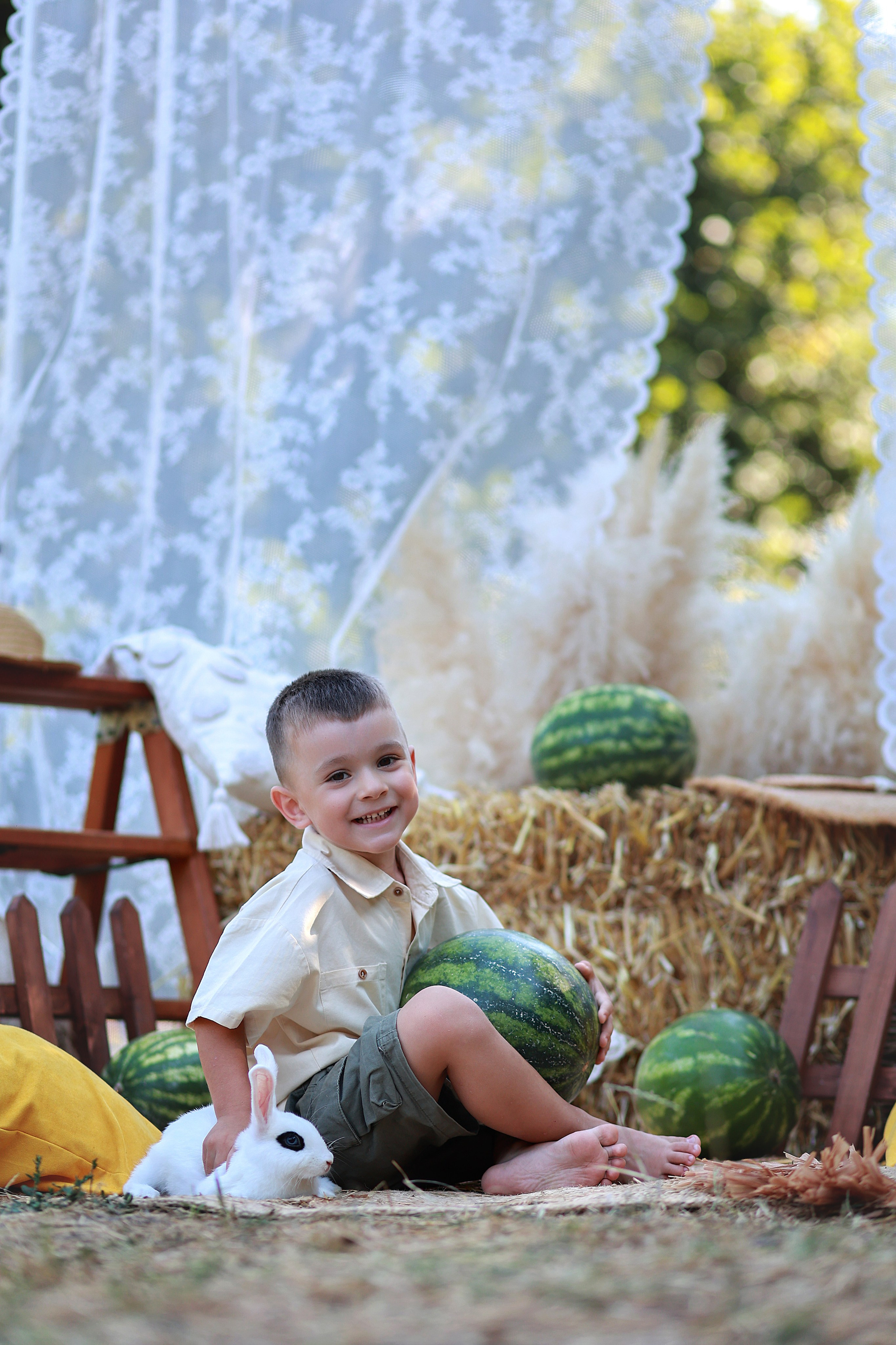 Арбузный фотодень. Детский семейный фотограф Краснодар