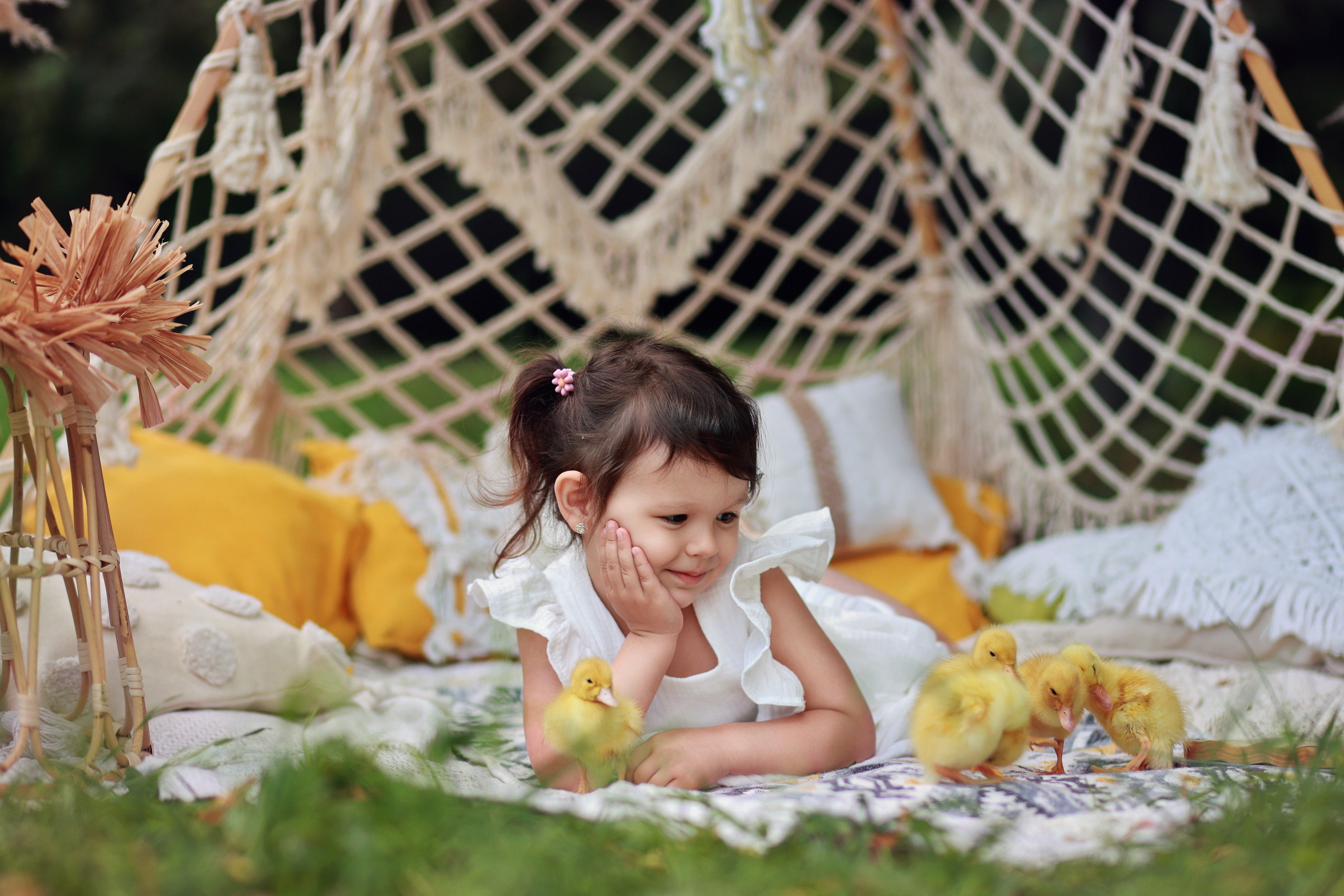 Бохо в Чистяковской Роще. Детский семейный фотограф Краснодар