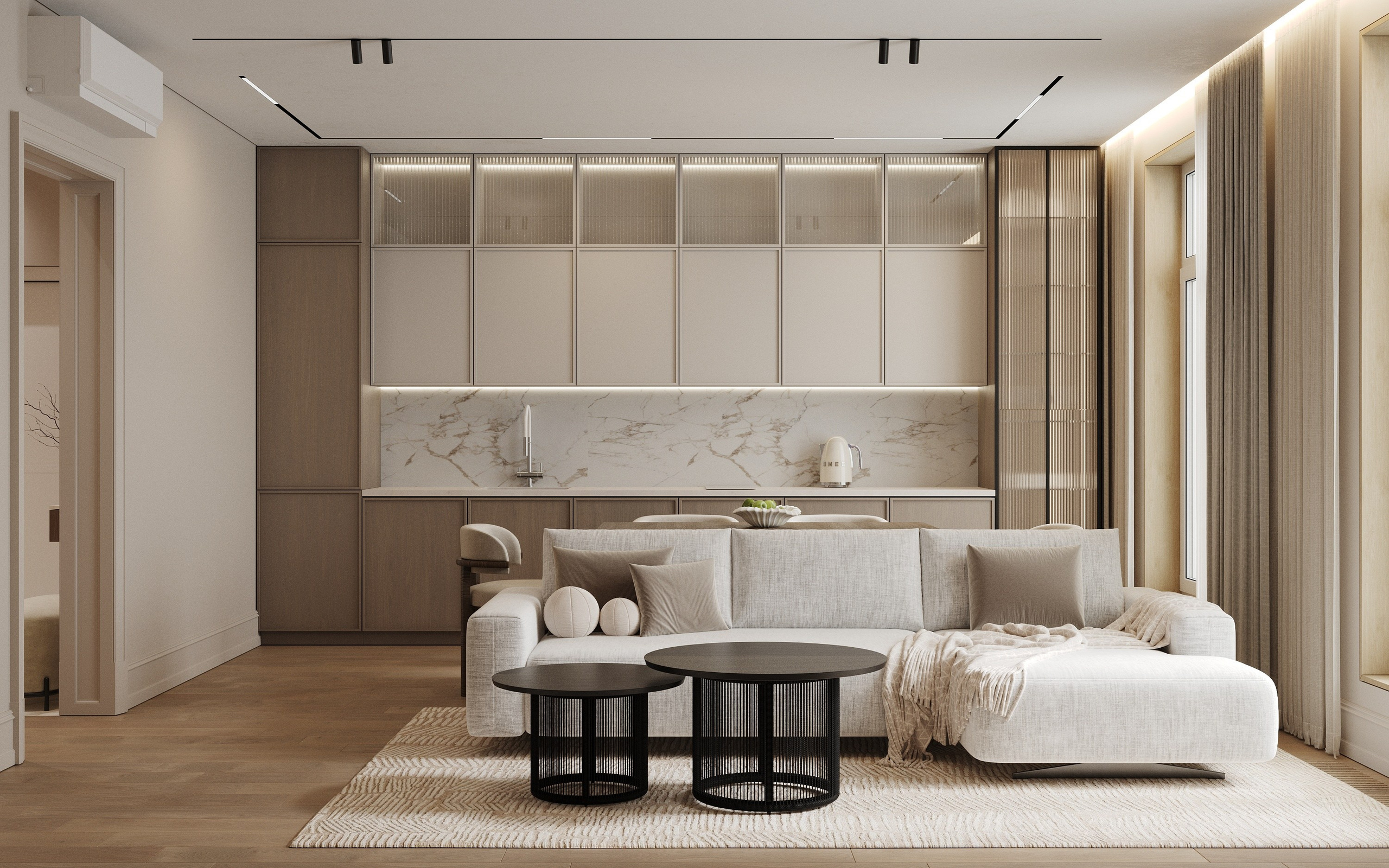 ЖК ''Домино Премиум"/ Санкт-Петербург/ 62 кв. м. Ксения Барабаш дизайнер интерьера в Санкт-Петербурге