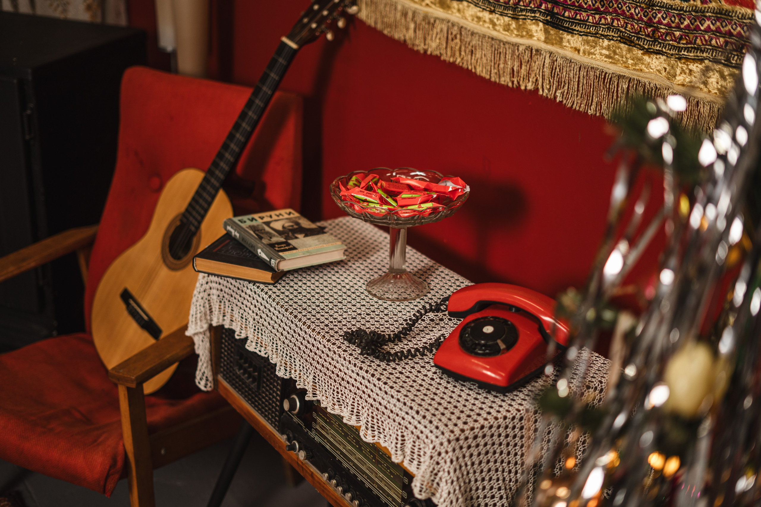 Фотостудия "Импульс" Саратов новогодняя фотосессия ретро