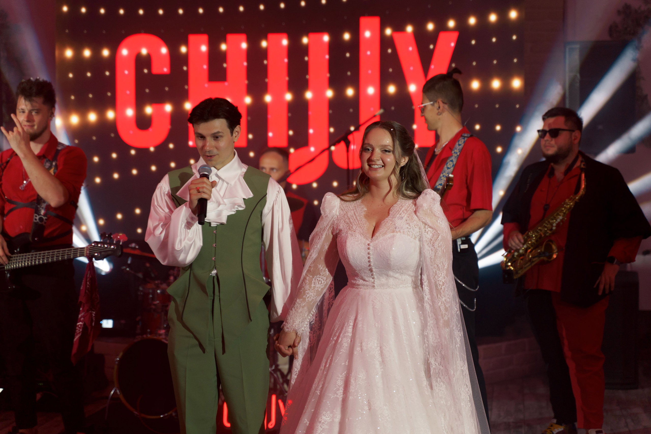 фотосессия свадебного банкета 