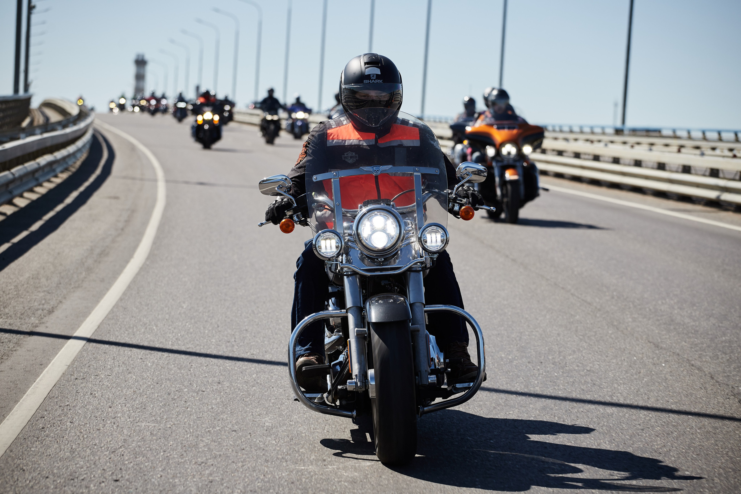 Harley Davidson Club Russia открытие мотосезона. Репортажный Фотограф