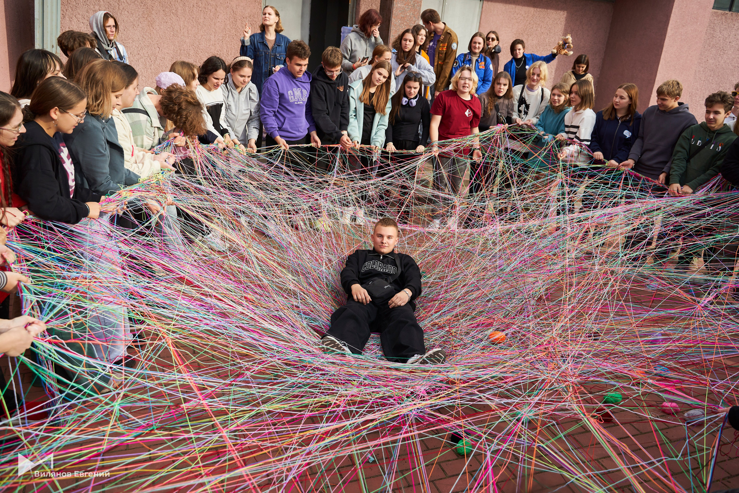 Мероприятие «Веревка» для первокурсников ННГАСУ. Репортажный фотограф Вилянов Евгений. Нижний Новгород