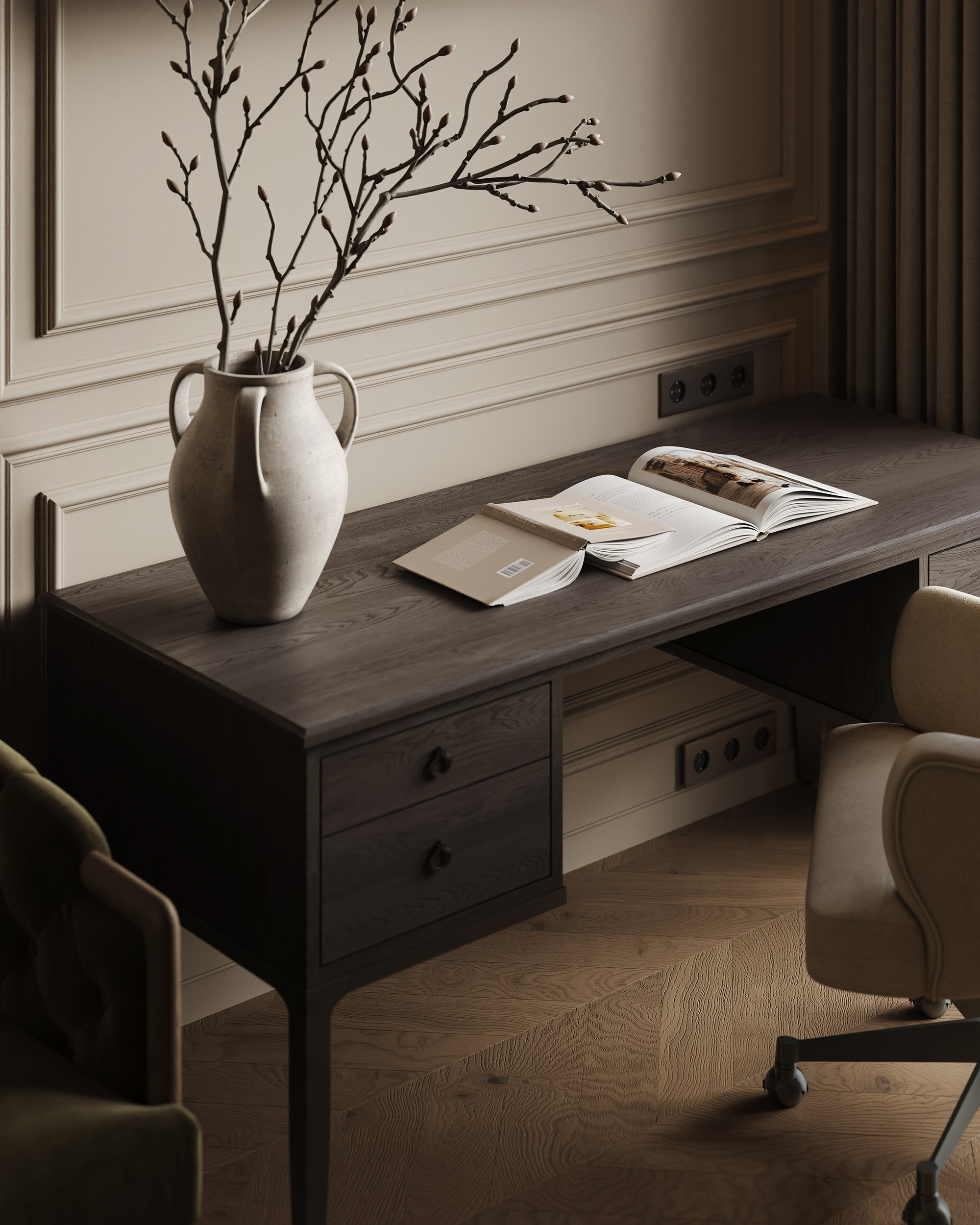 Кабинет «Минина». 3D визуализация интерьера Надежда Соколова