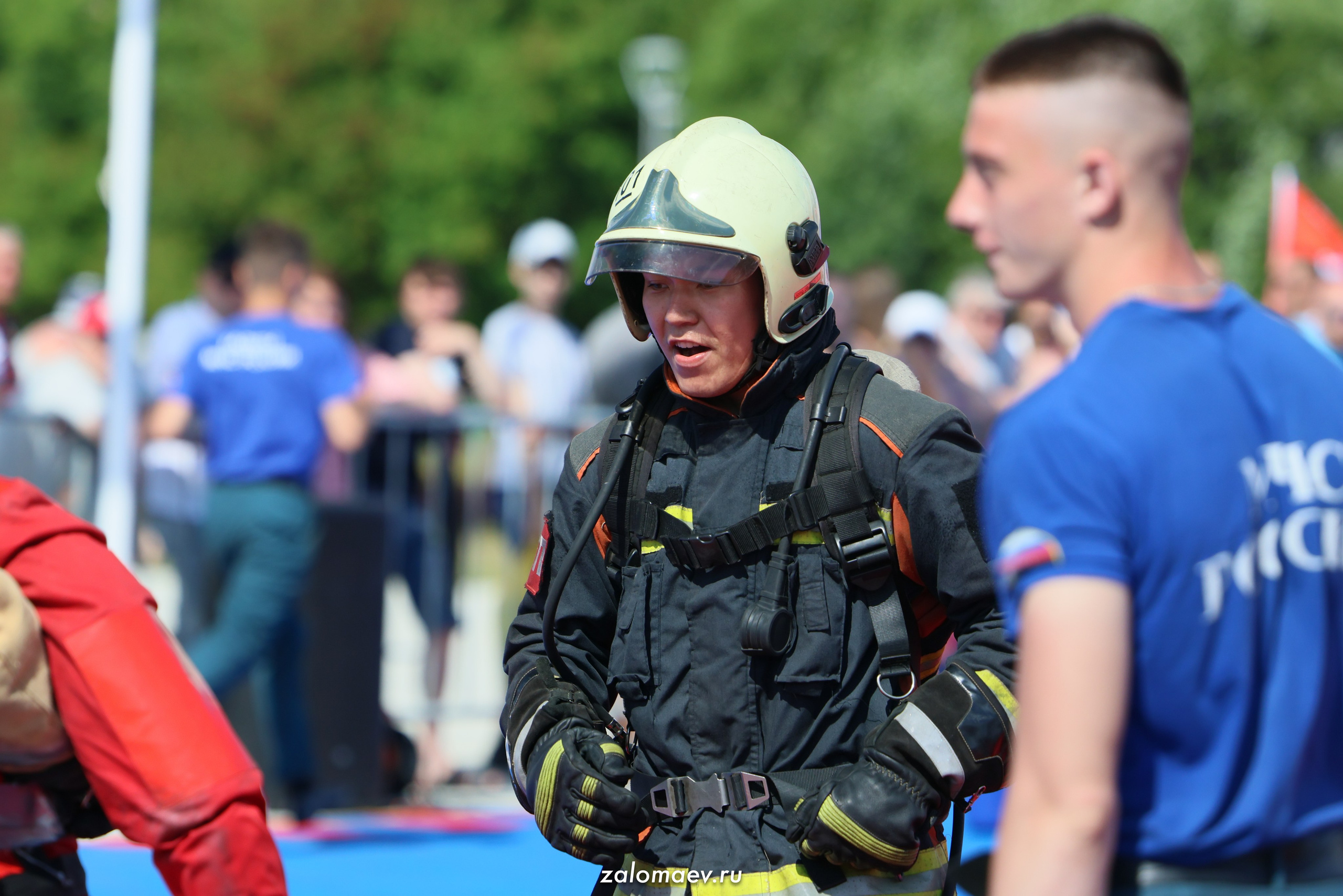 Сильнейший пожарный. Фотограф Александр Заломаев